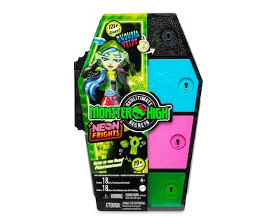 Foto 5 | Muñeca Monster High Secret Sustos Neón