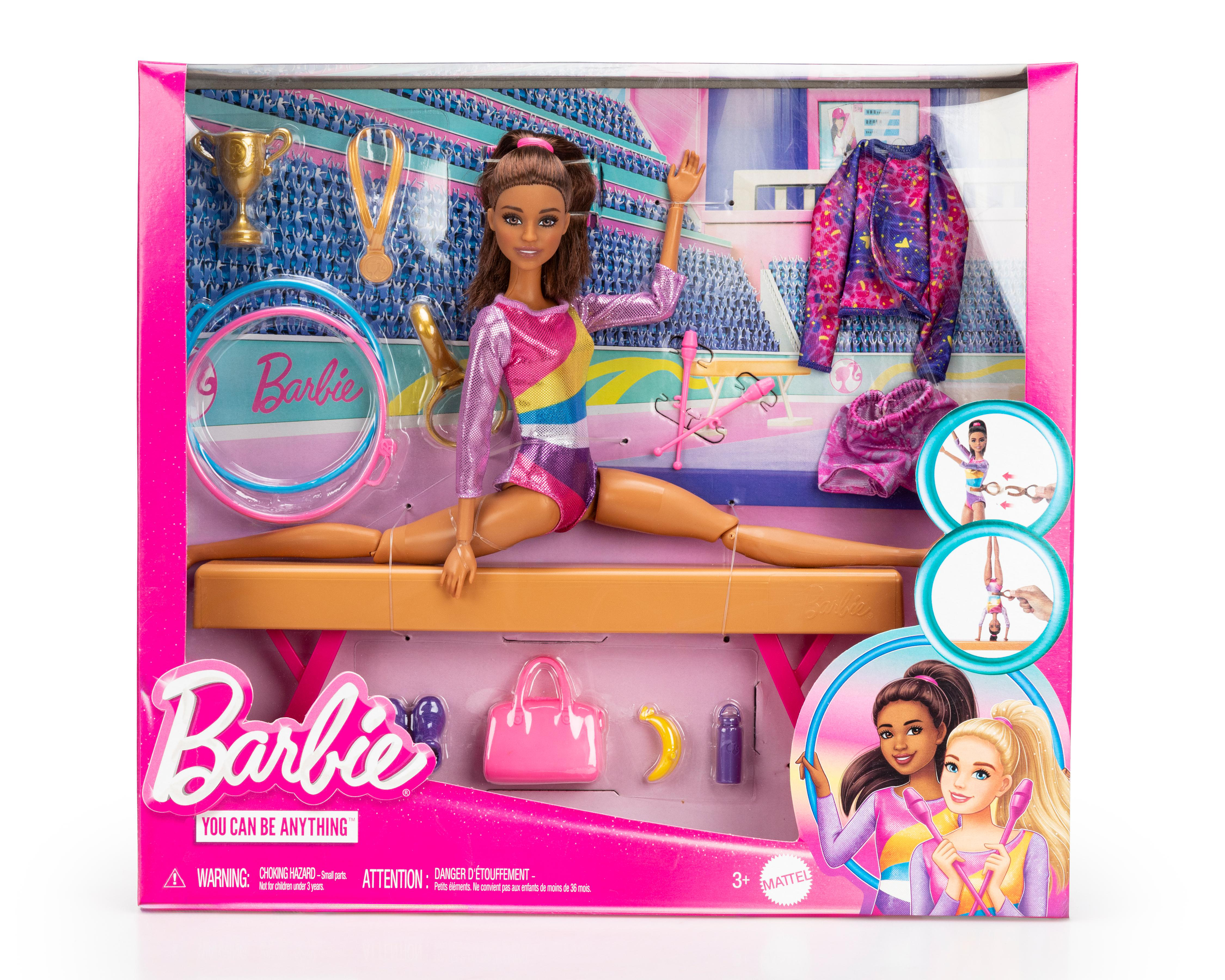 Foto 2 pulgar | Muñeca Barbie Gimnasia
