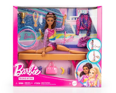 Foto 1 | Muñeca Barbie Gimnasia