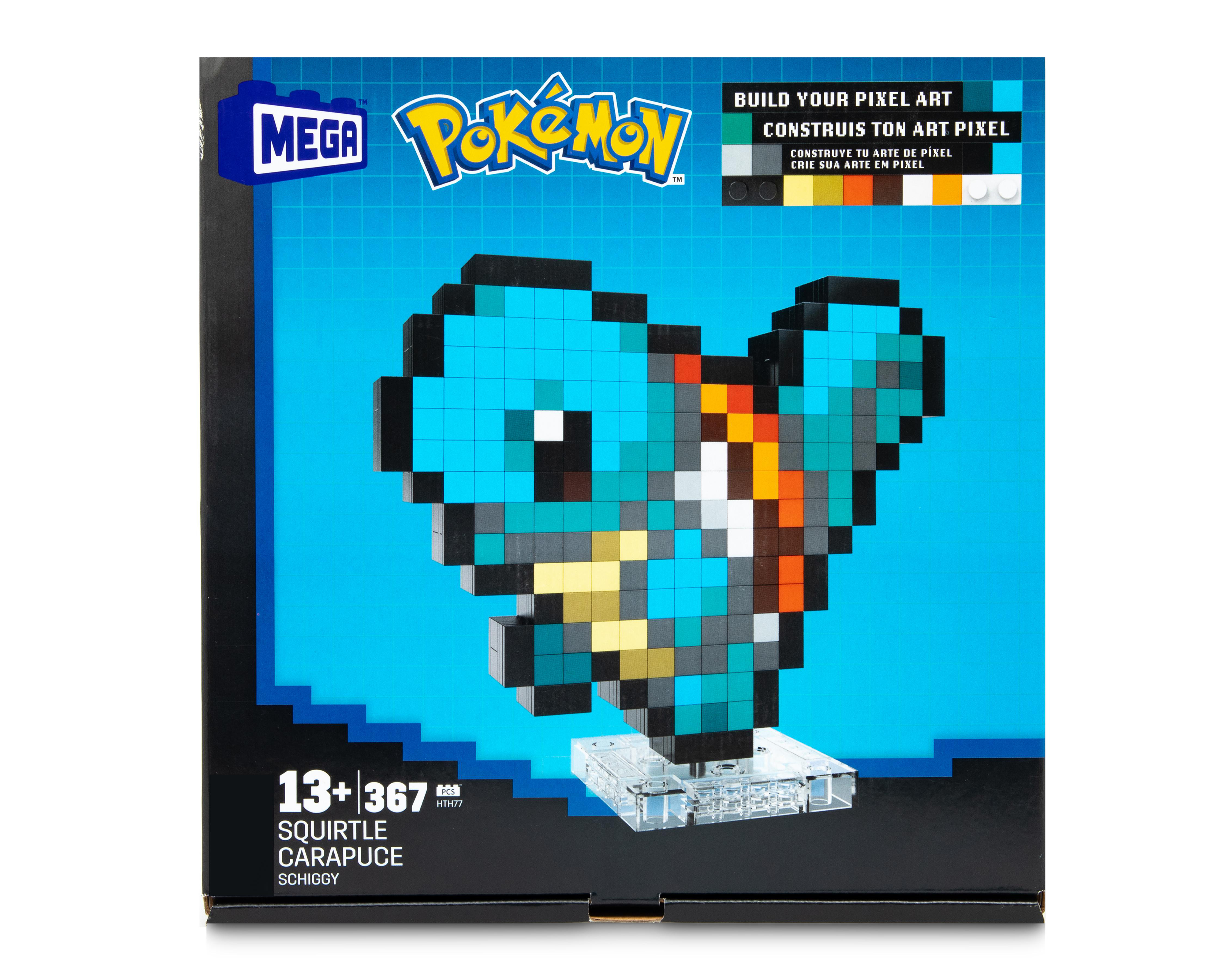 Bloques de Construcción Mega Blocks Pokémon Squirtle 367 Piezas