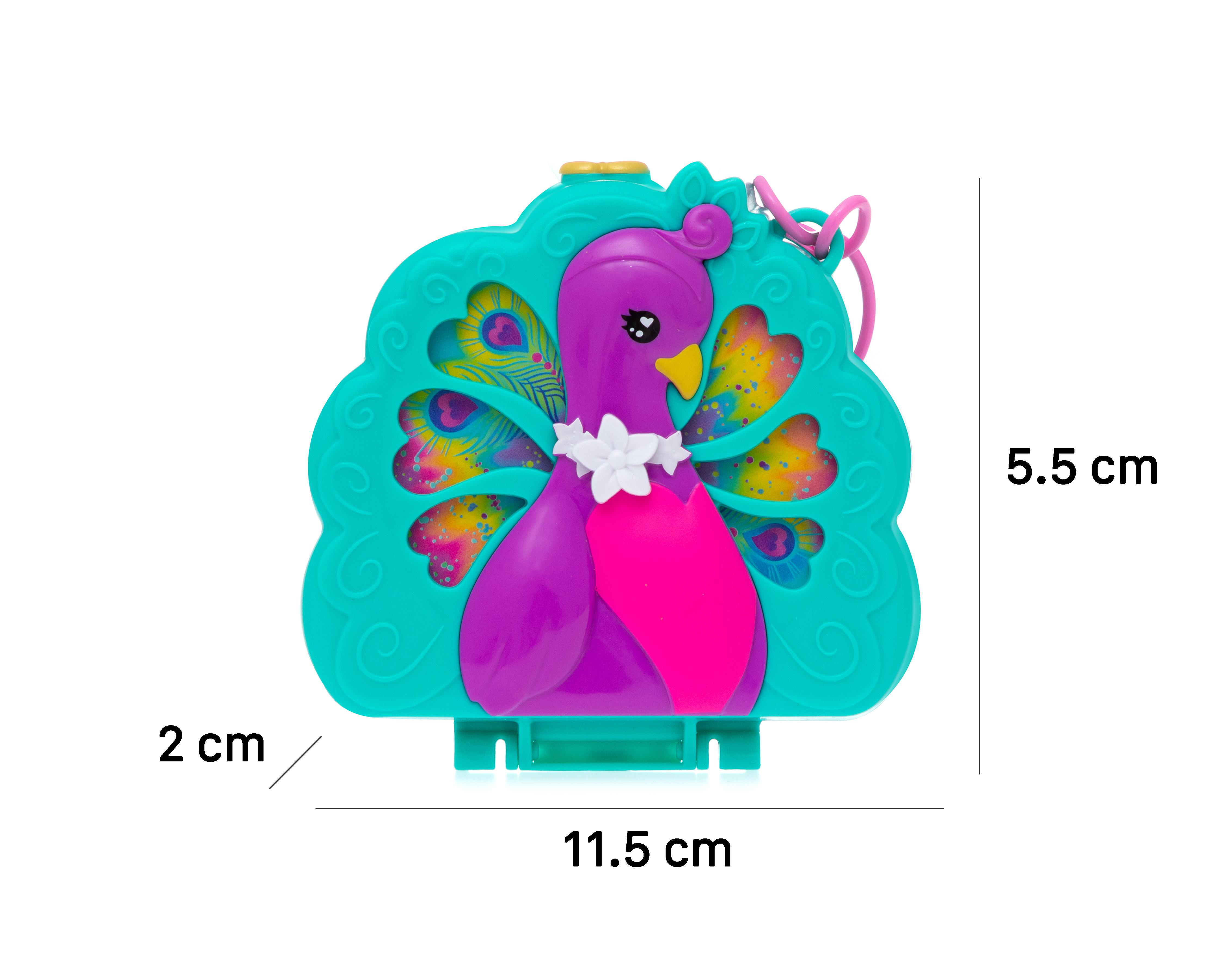 Foto 9 pulgar | Polly Pocket Mundo Sorpresa Pavorreal
