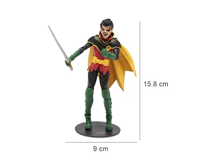 Foto 6 | Figura de Acción McFarlane Robin Gold Label