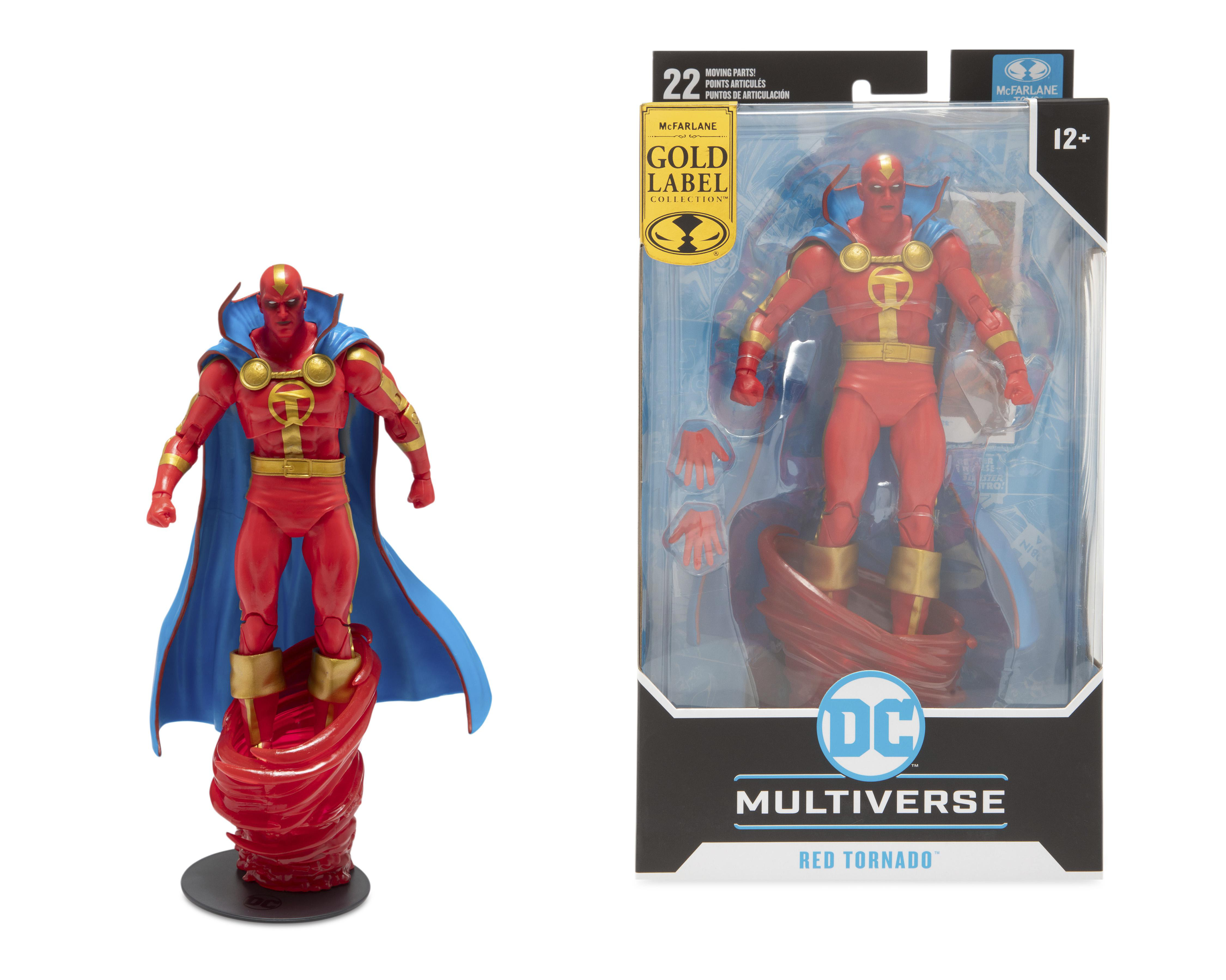 Foto 4 pulgar | Figura de Acción McFarlane Red Tornado Gold Label