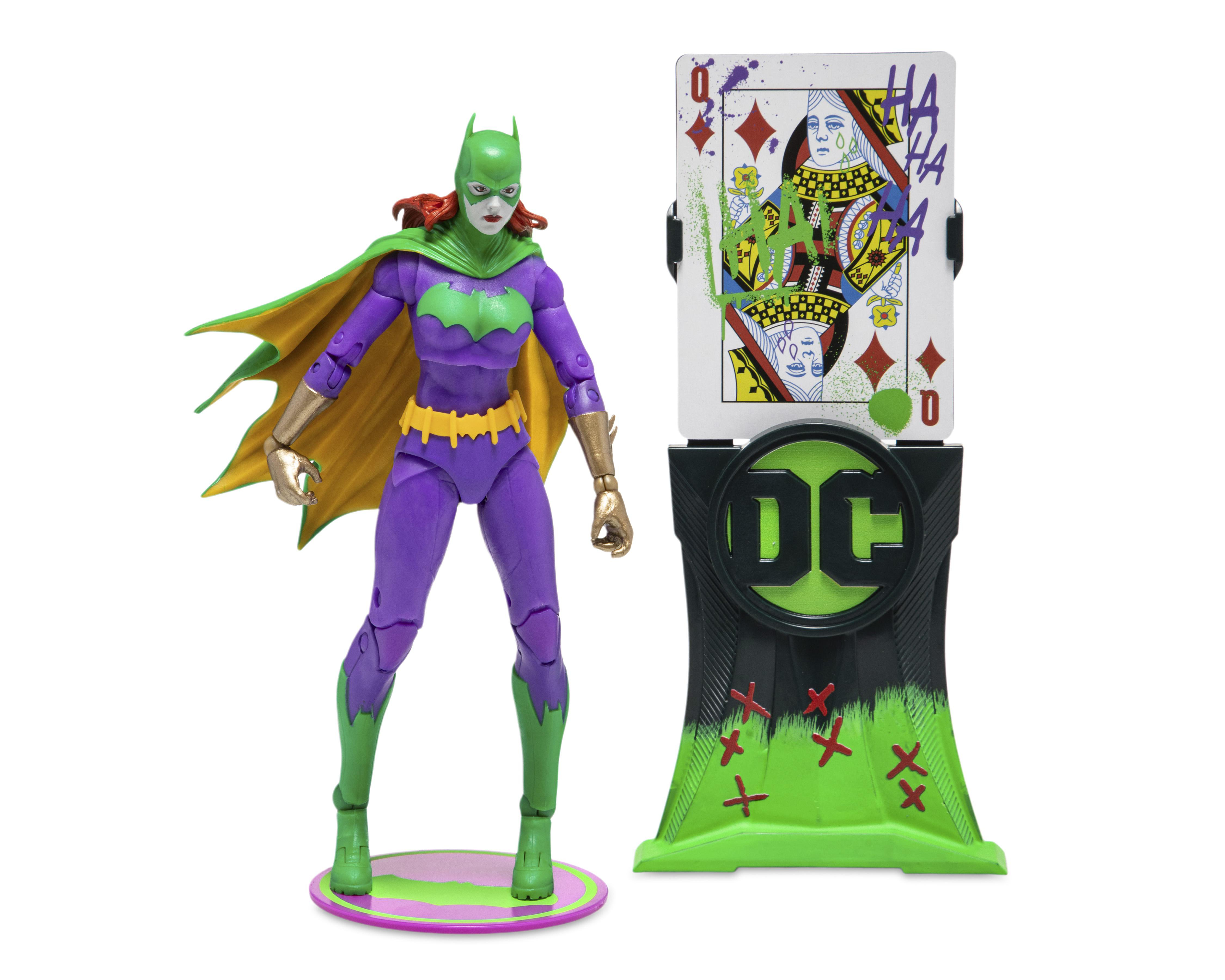 Figura de Acción McFarlane Batgirl Jokerizada Gold Label