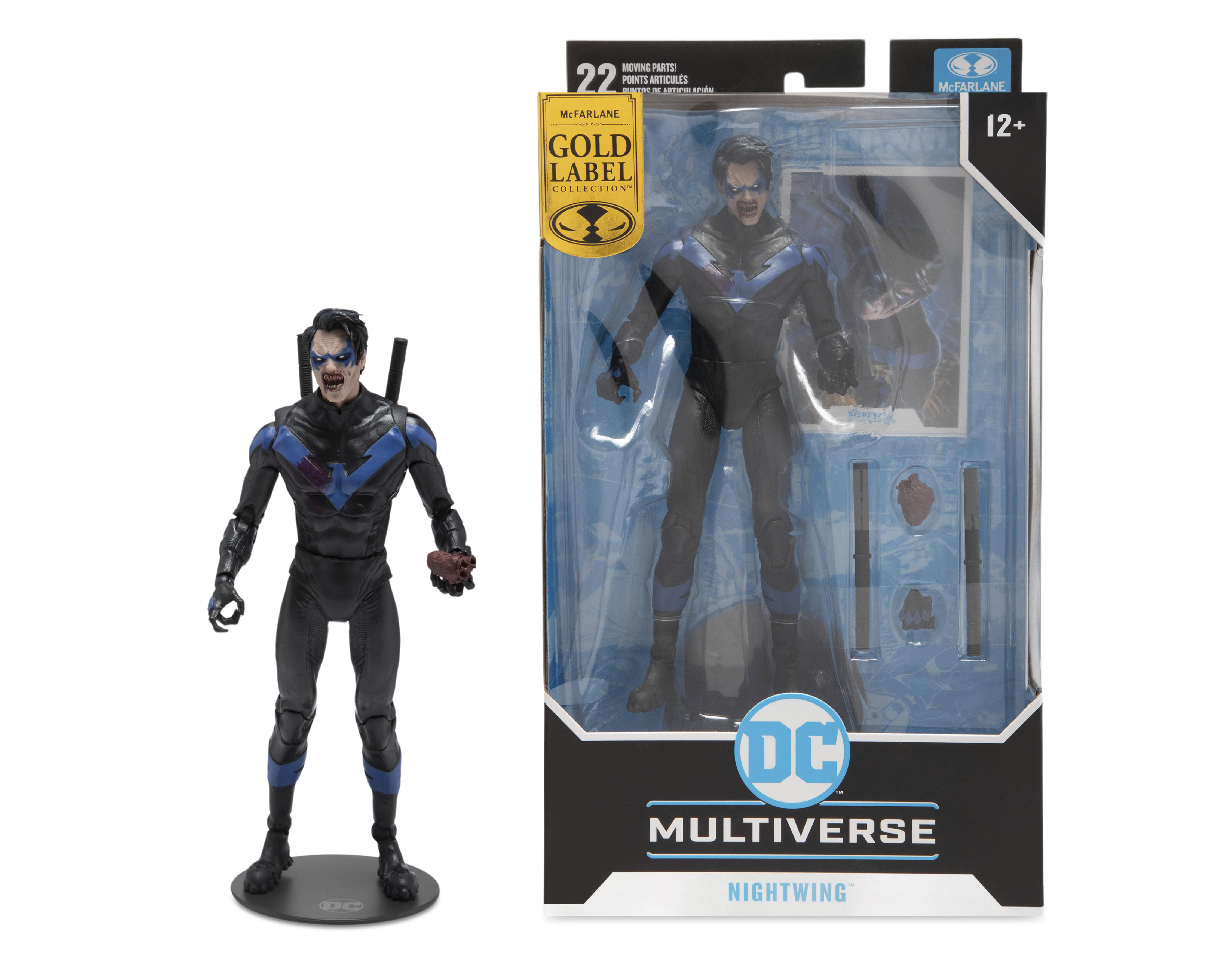 Foto 4 pulgar | Figura de Acción McFarlane Nightwing Gold Label