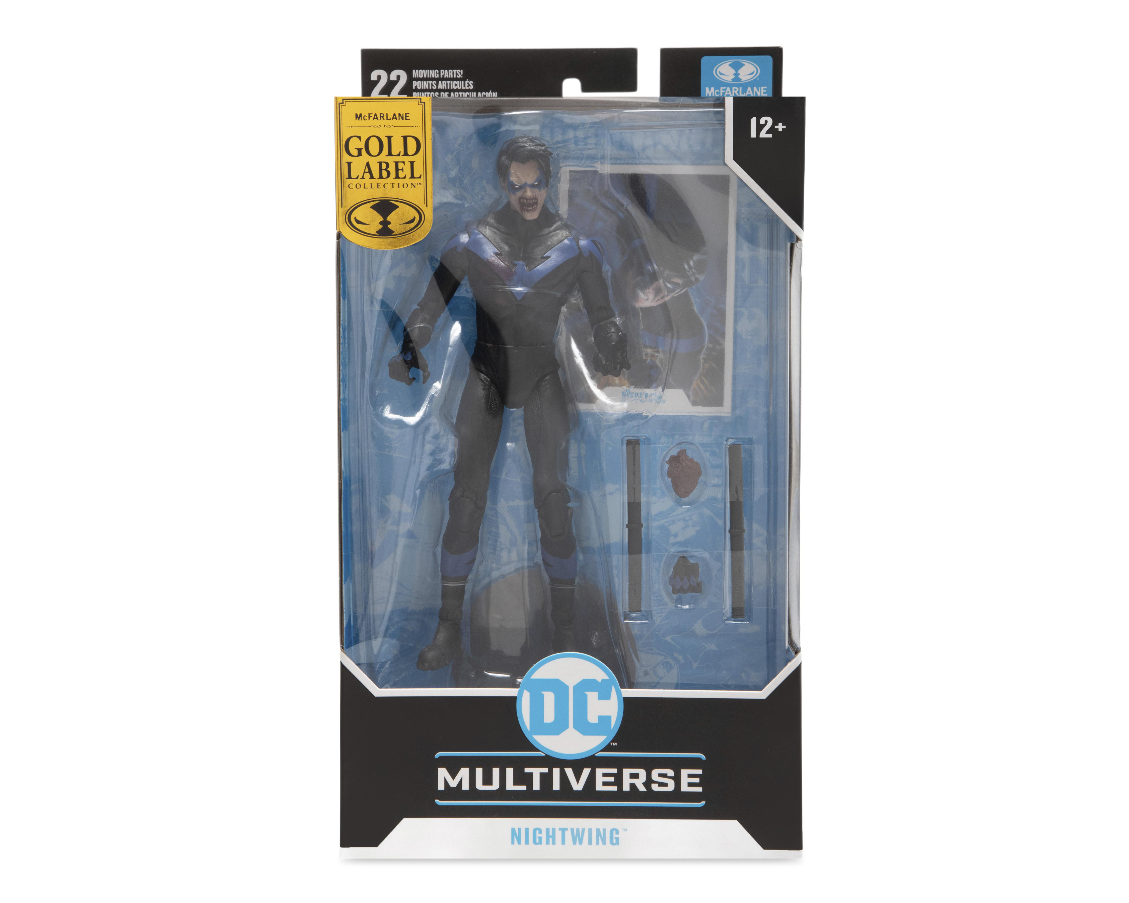 Foto 5 pulgar | Figura de Acción McFarlane Nightwing Gold Label