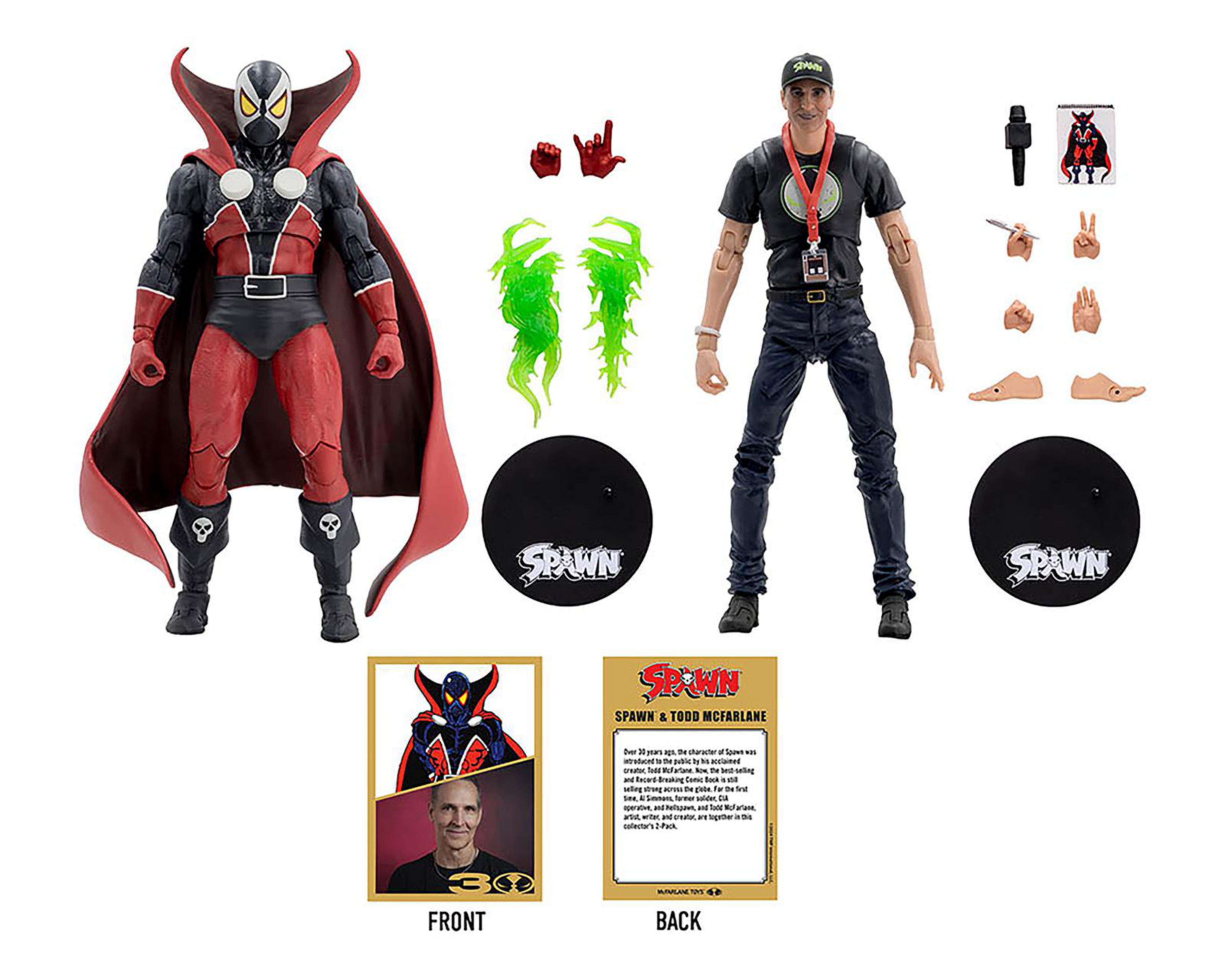 Foto 3 pulgar | Figura de Acción McFarlane's Spawn y Todd con Accesorios