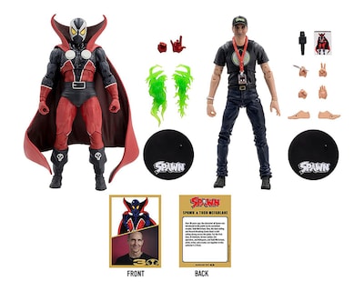 Foto 2 | Figura de Acción McFarlane's Spawn y Todd con Accesorios
