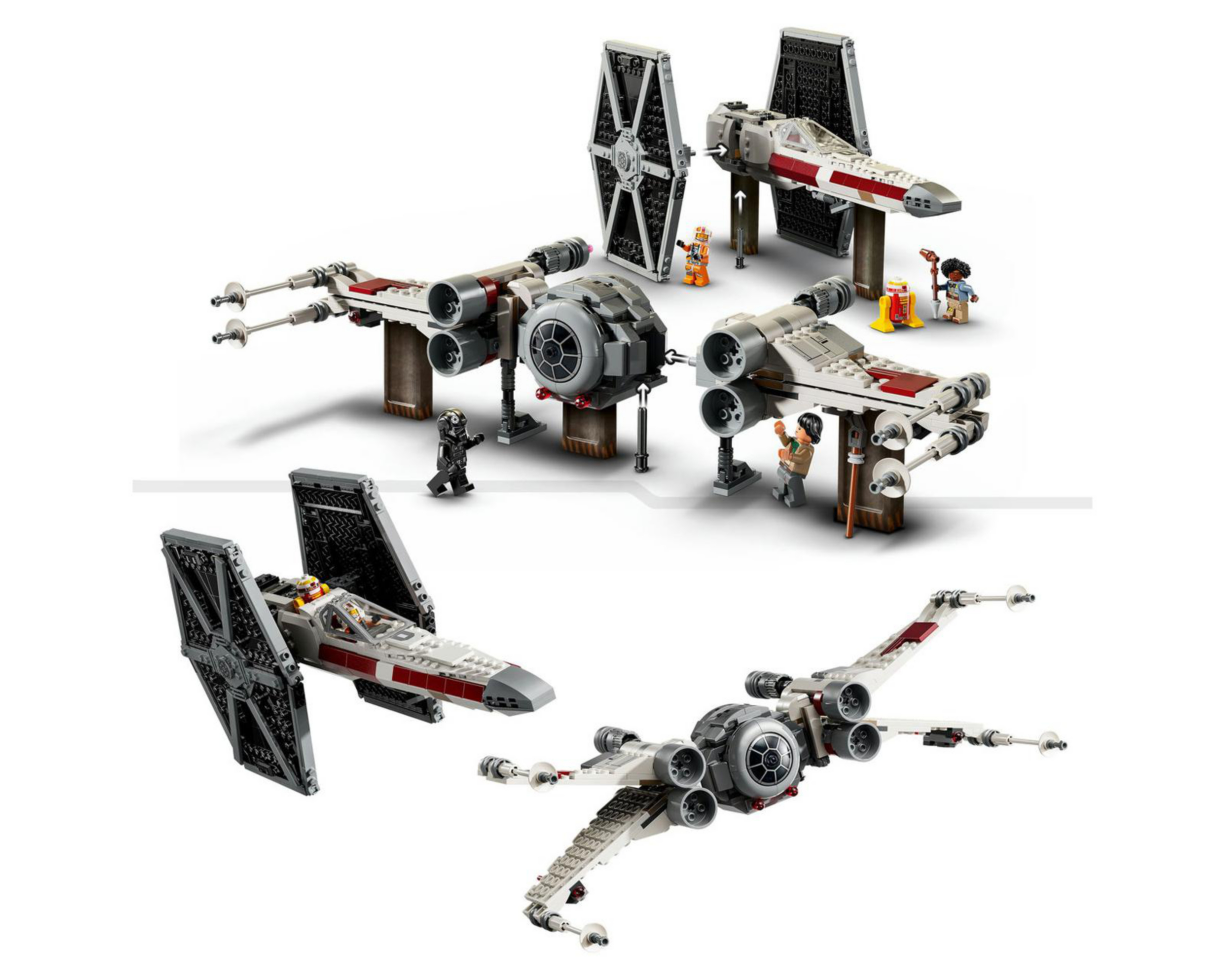 Foto 9 pulgar | LEGO Star Wars: Rebuild the Galaxy The Fighter & X-Wing Mash-up 1063 Piezas