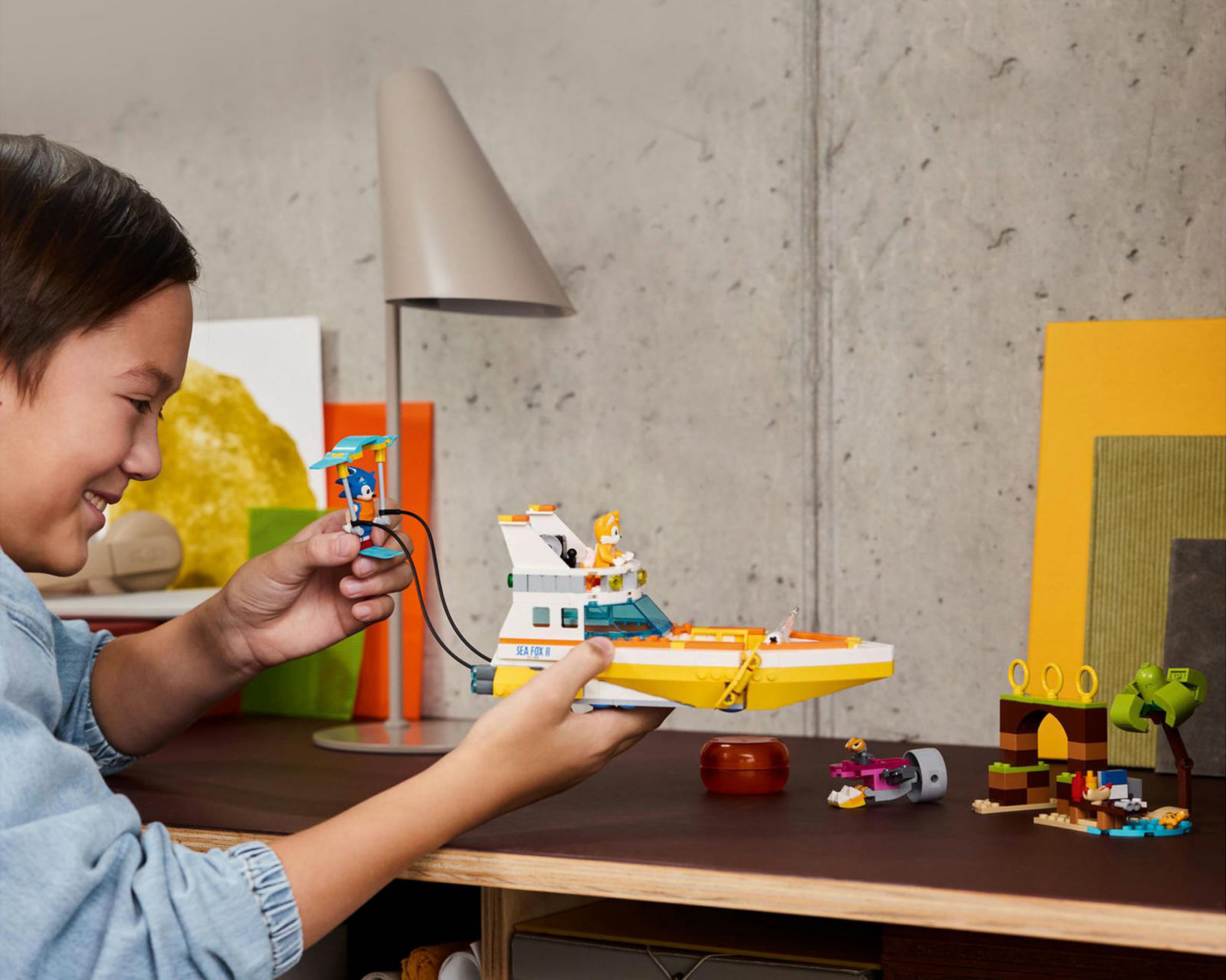 Foto 6 pulgar | LEGO Sonic The Hedgehog: Barco de Aventuras de Tails