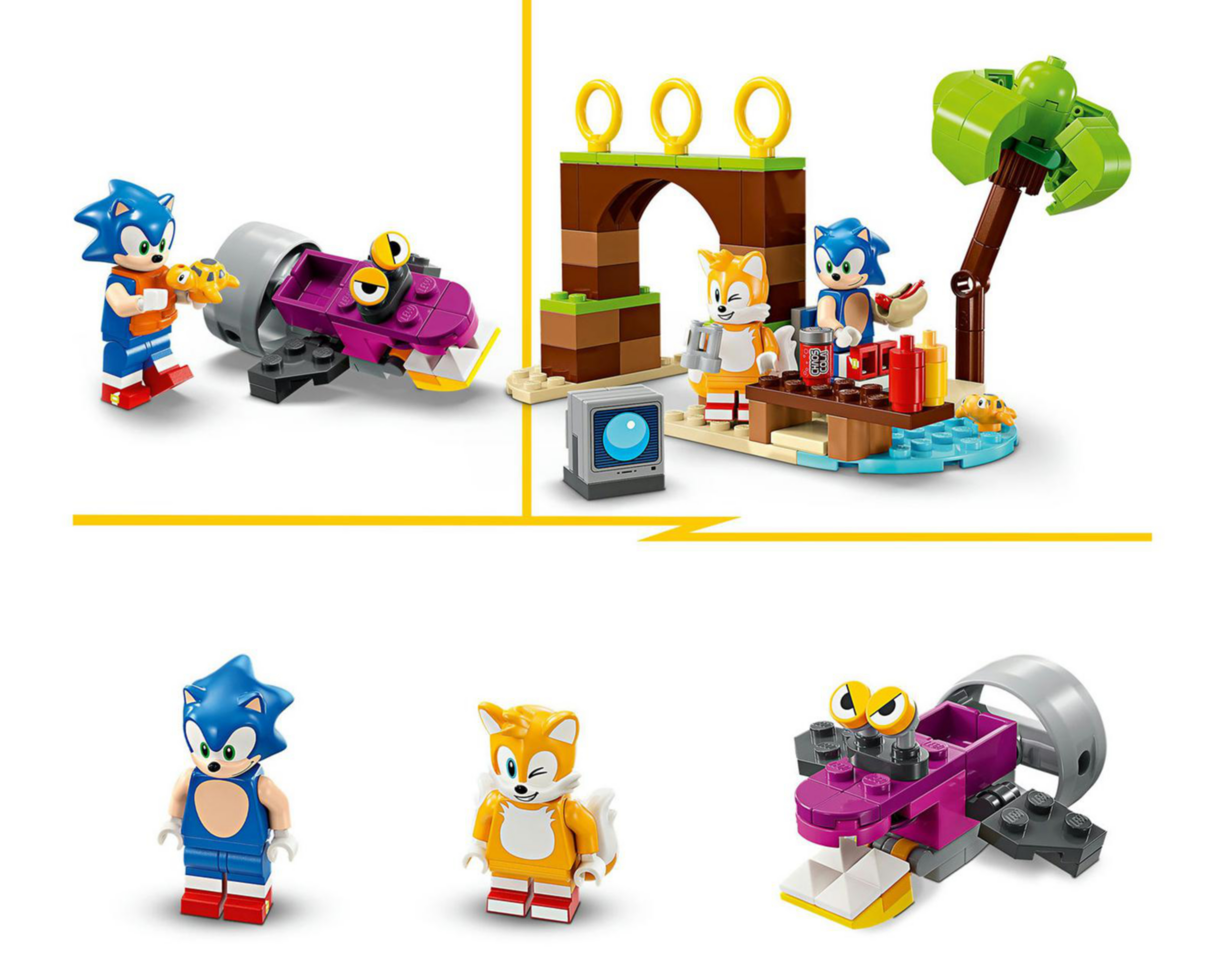 Foto 9 pulgar | LEGO Sonic The Hedgehog: Barco de Aventuras de Tails