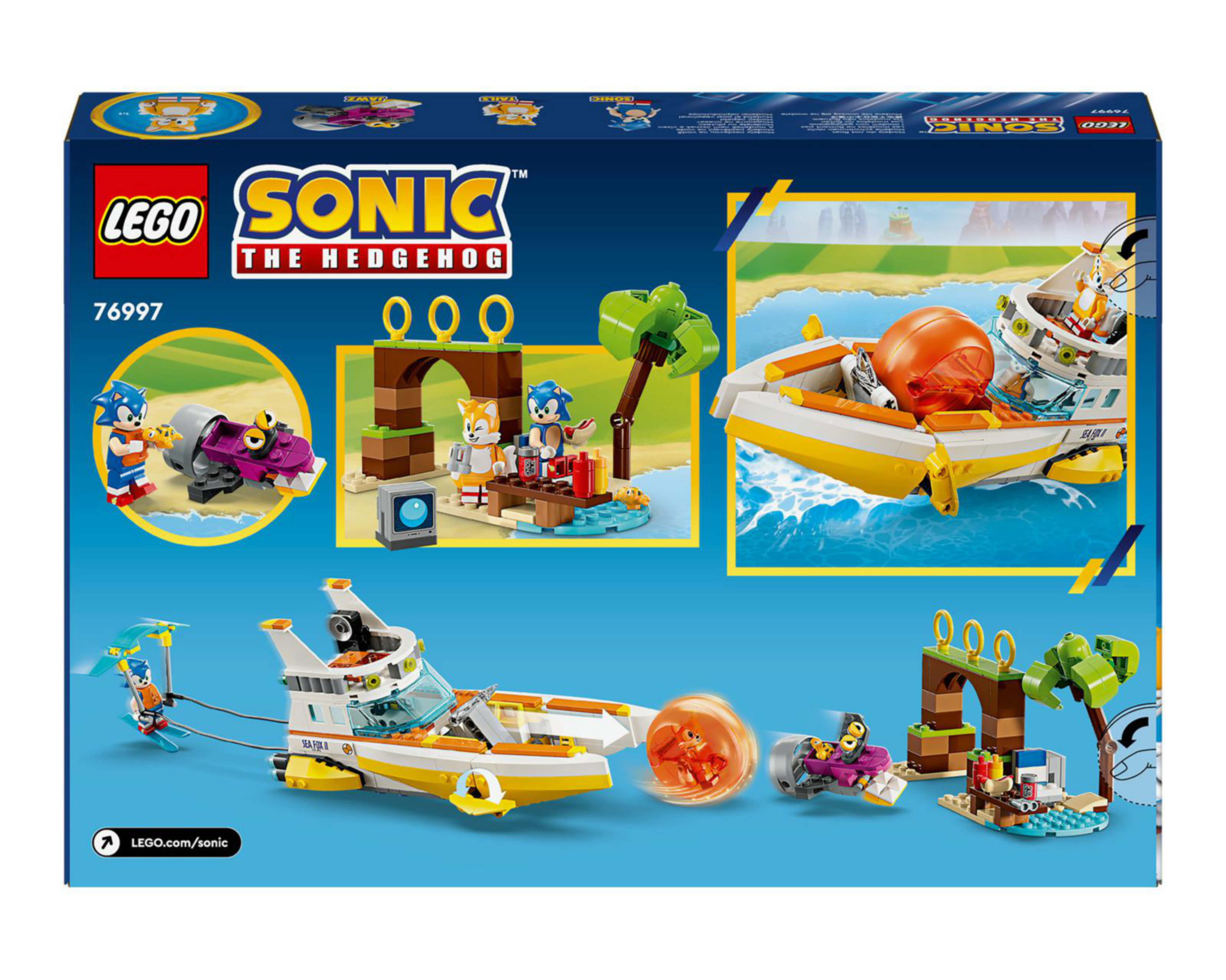 Foto 10 pulgar | LEGO Sonic The Hedgehog: Barco de Aventuras de Tails