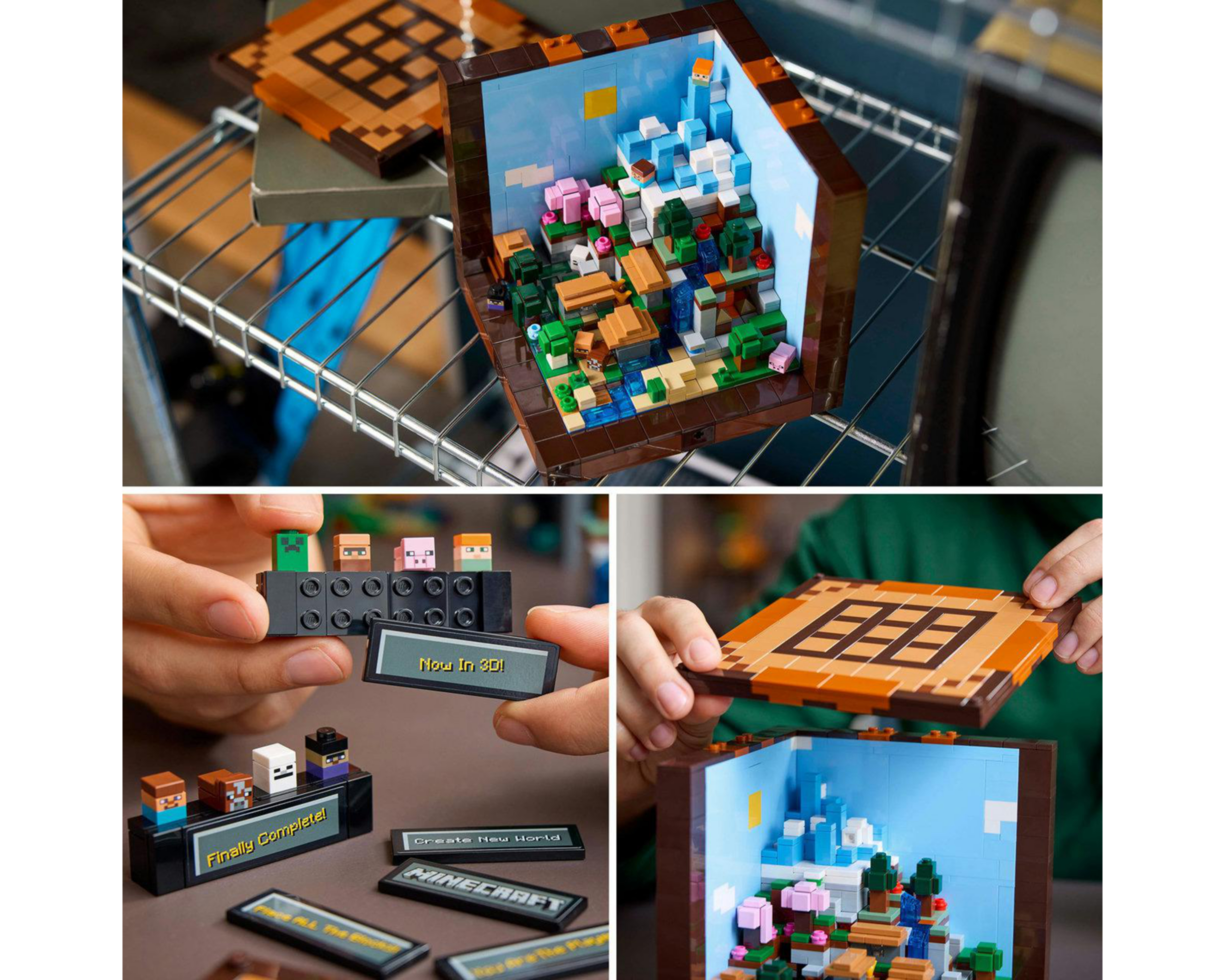Foto 9 pulgar | LEGO Minecraft The Crafting Table