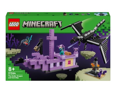 Foto 2 | LEGO Minecraft: El Dragón Ender y el Barco del End