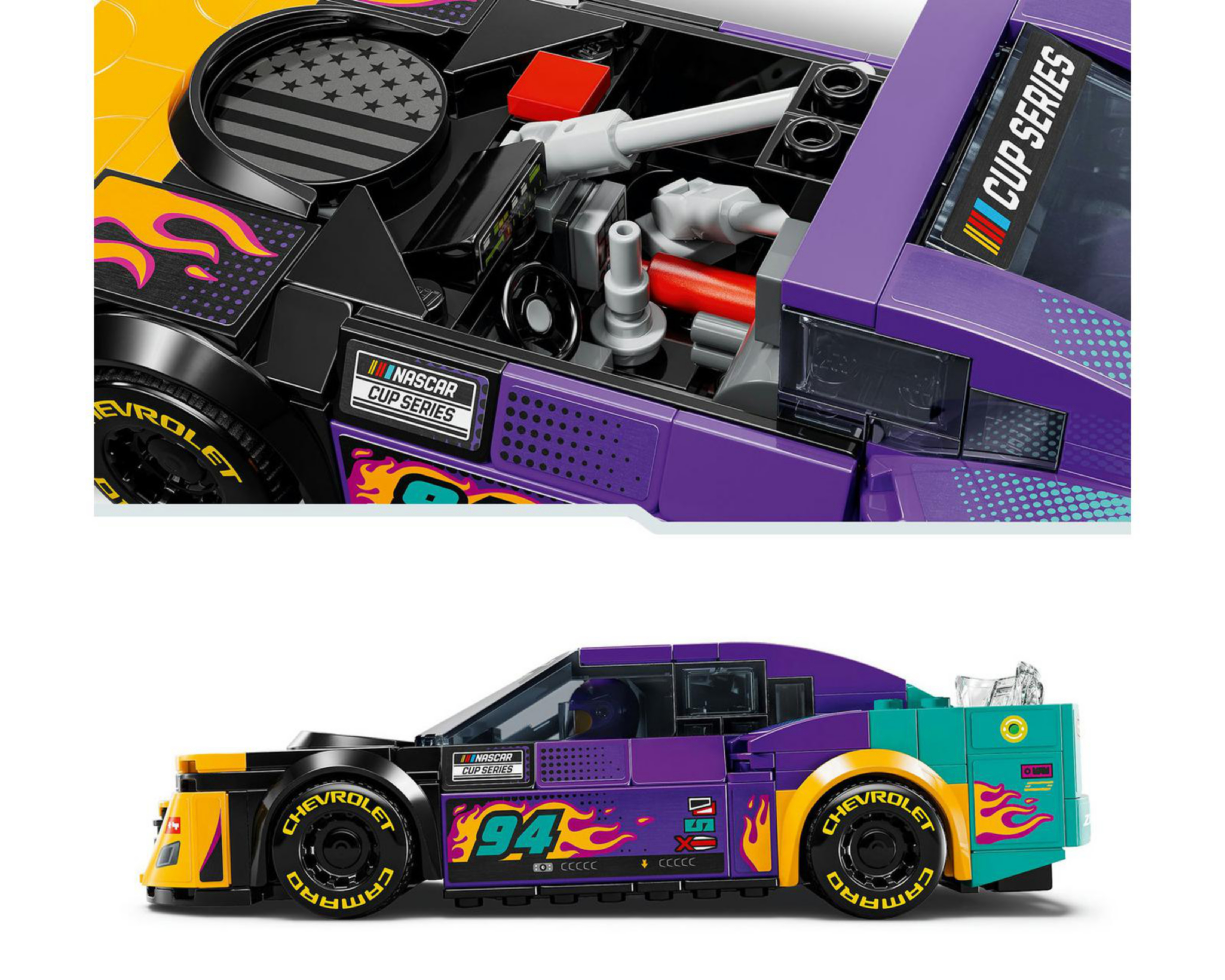 Foto 8 | LEGO Speed Champion: Nascar Next Gen Chevrolet Camaro ZL1