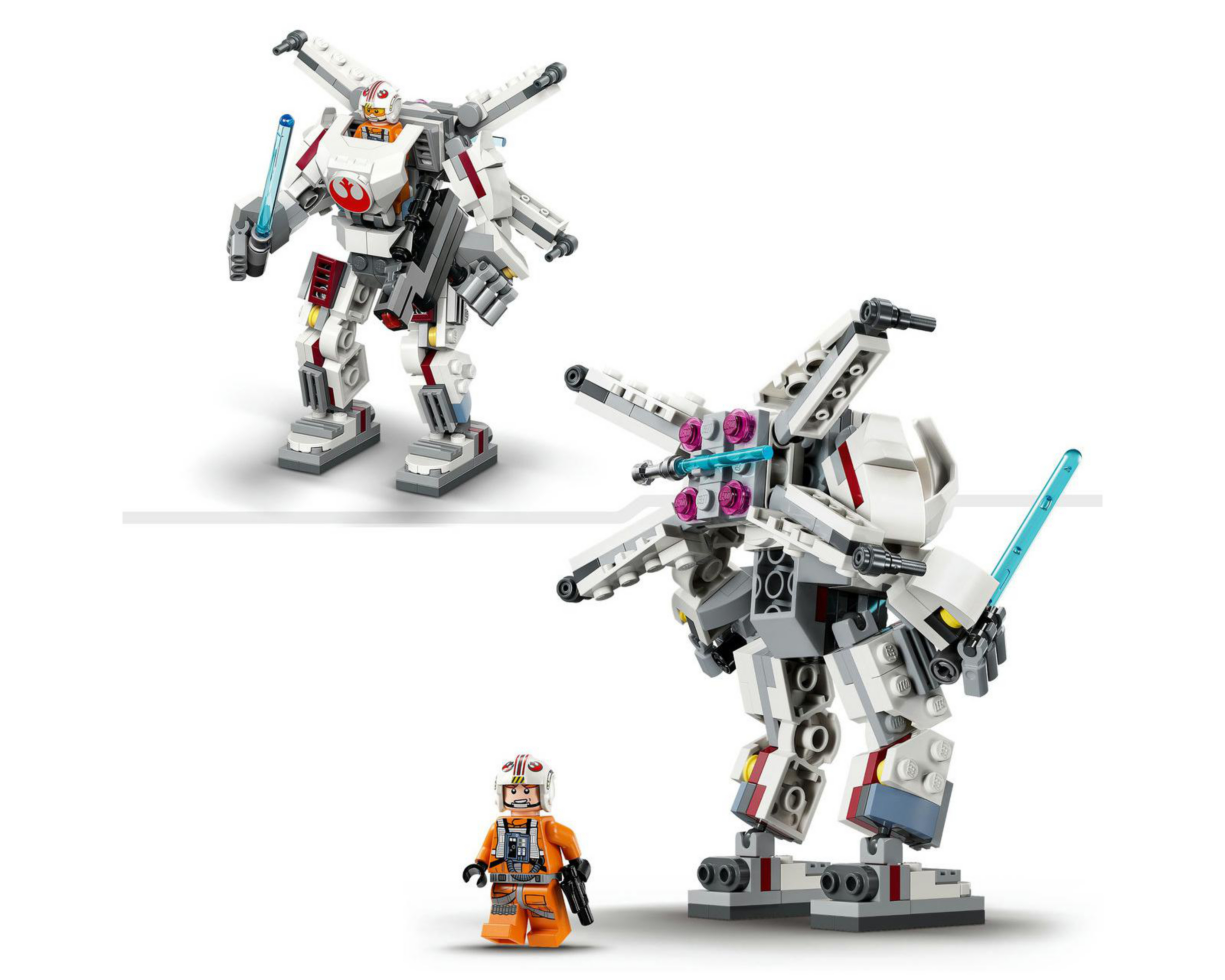 Foto 7 | LEGO Star Wars: Meca Ala-X de Luke Skywalker