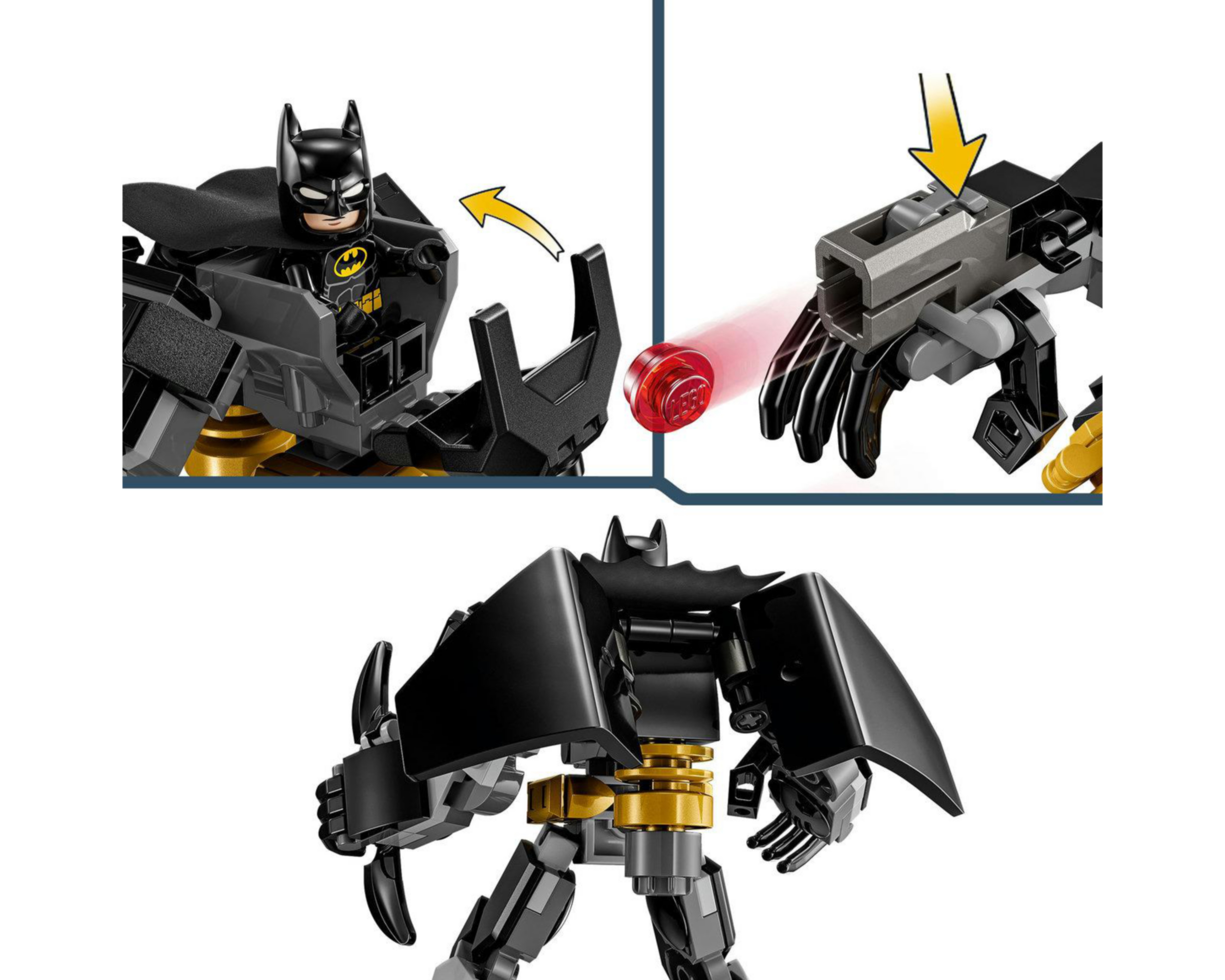 Foto 9 pulgar | LEGO Batman: Armadura Robótica de Batman