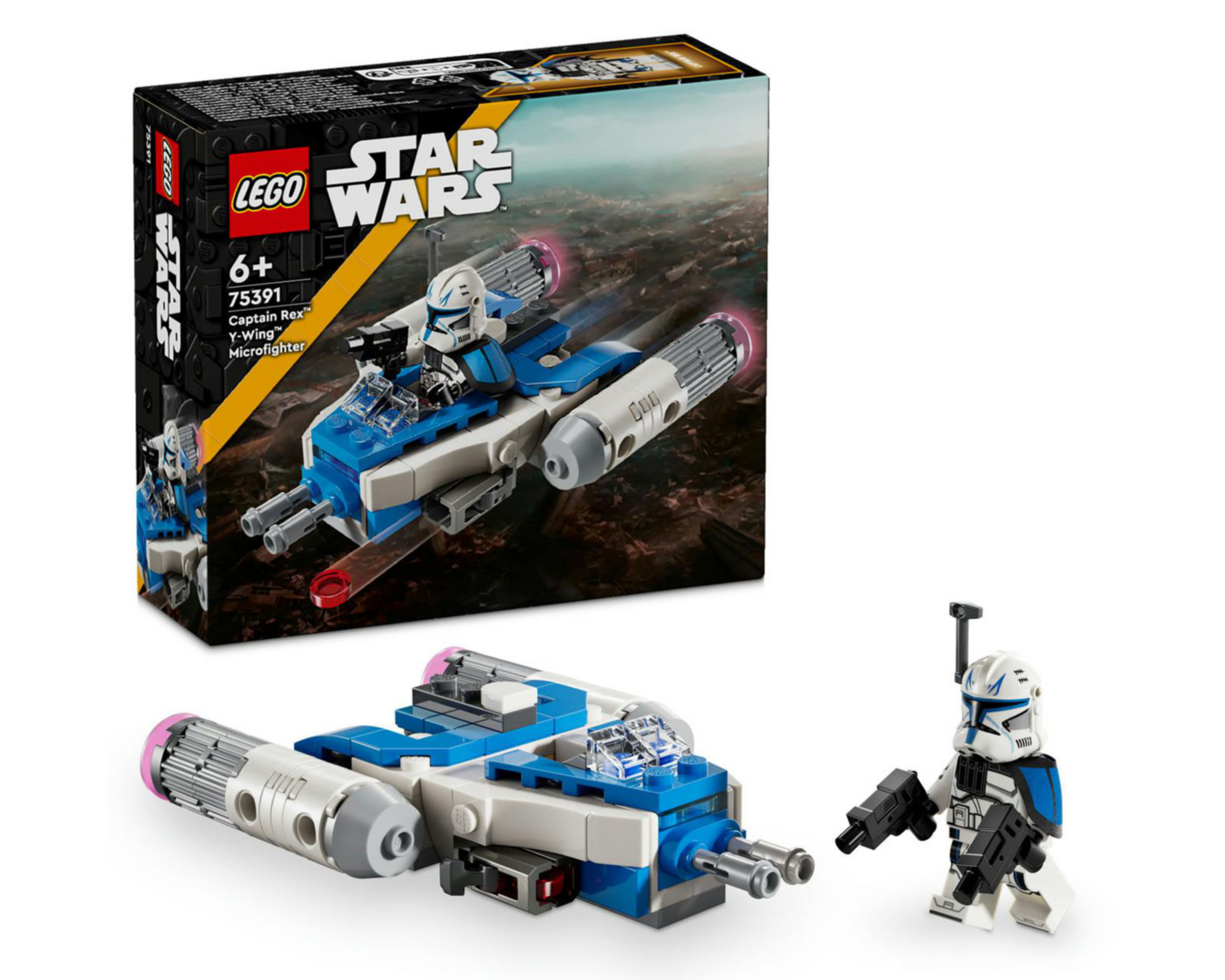 Foto 2 pulgar | LEGO Star Wars: Microfighter Ala-Y del Capitán Rex