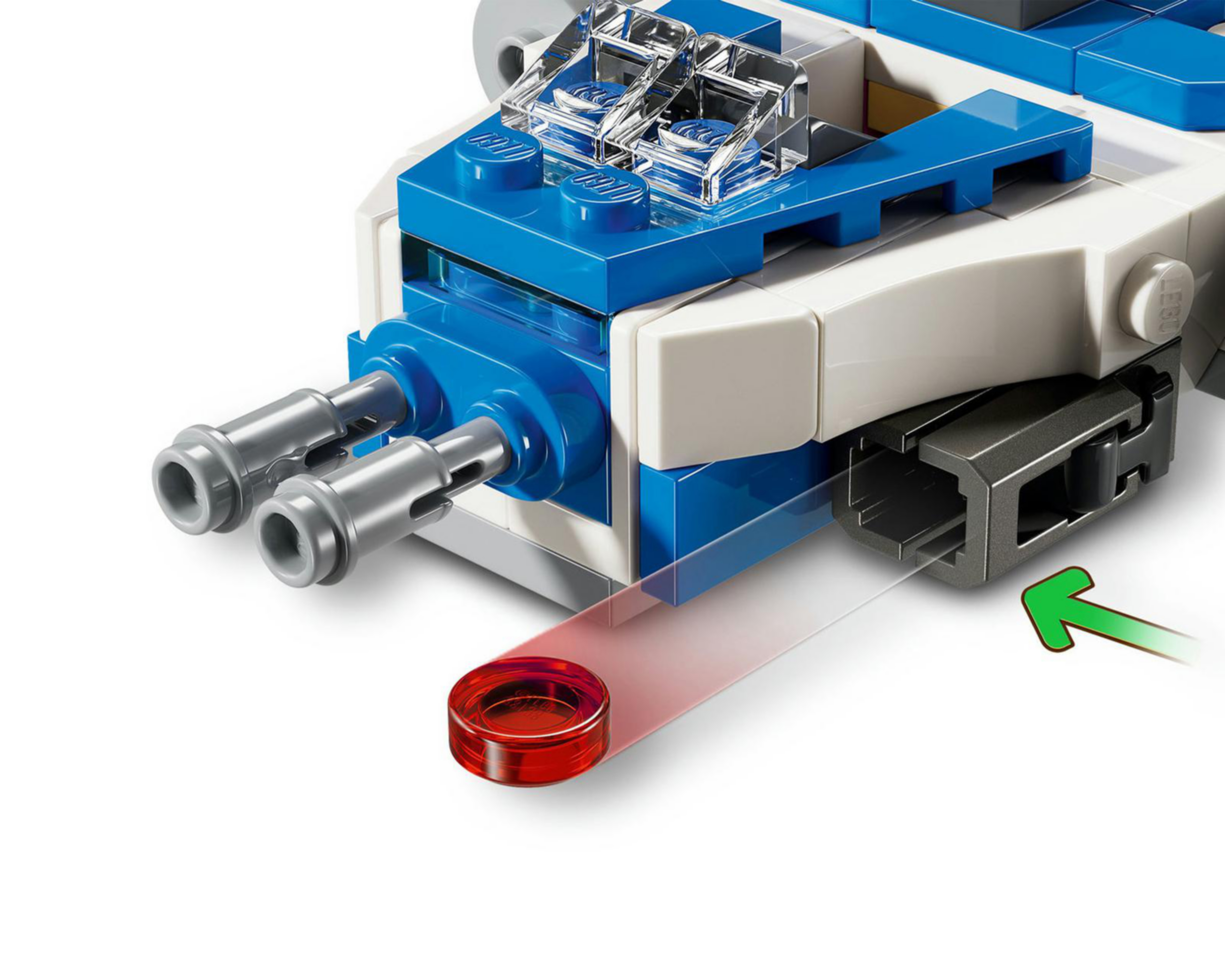 Foto 9 pulgar | LEGO Star Wars: Microfighter Ala-Y del Capitán Rex