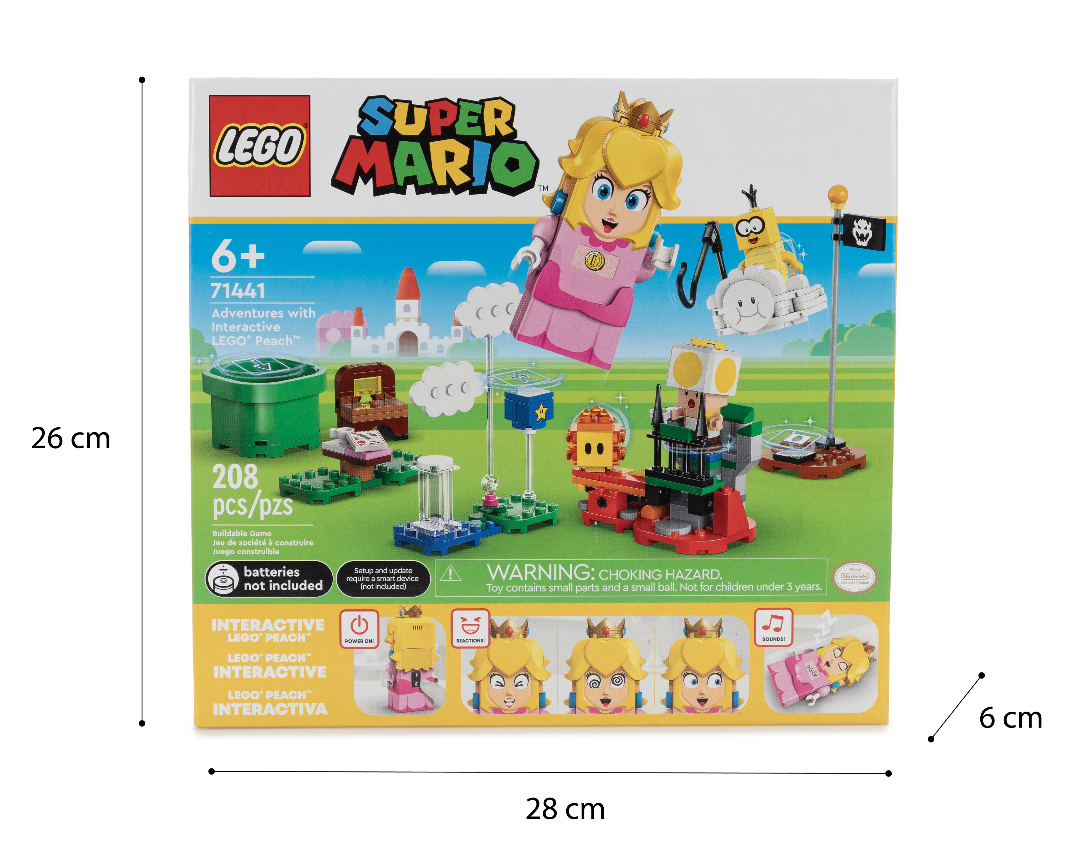 Foto 4 pulgar | Lego Super Mario: Aventuras Interactivas con Lego Peach