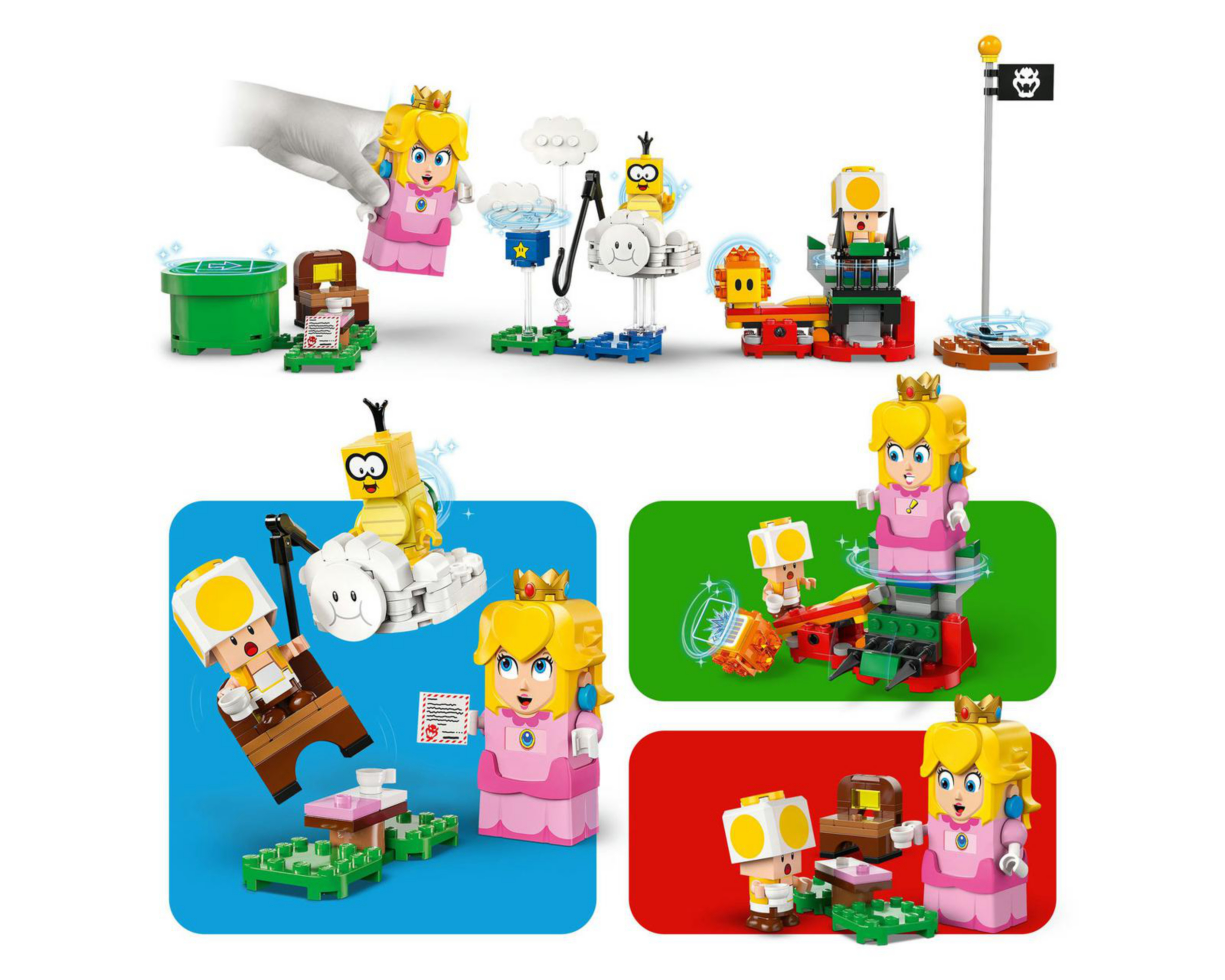 Foto 9 pulgar | Lego Super Mario: Aventuras Interactivas con Lego Peach
