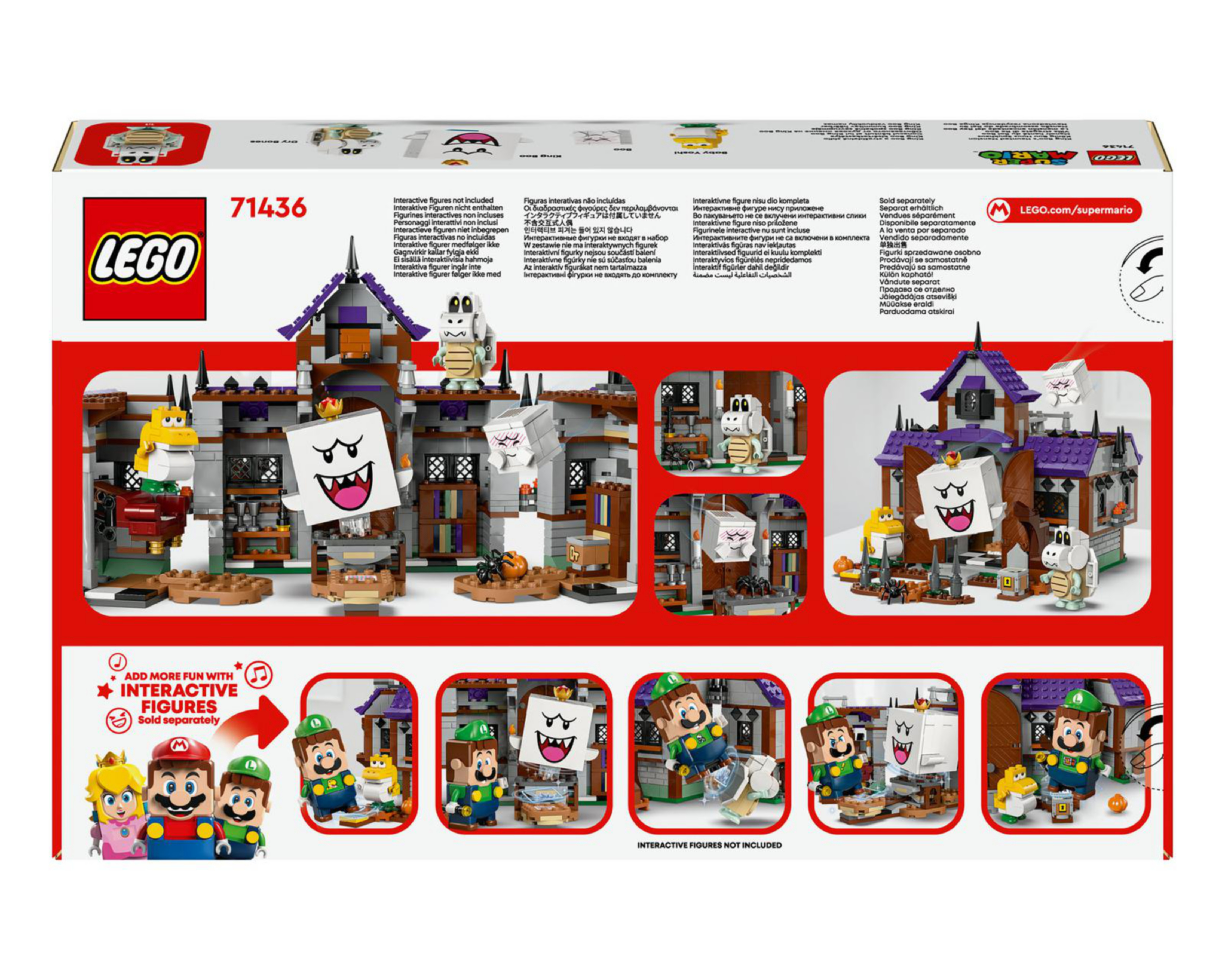 Foto 10 pulgar | LEGO Super Mario: La Mansión Encantada del Rey Boo
