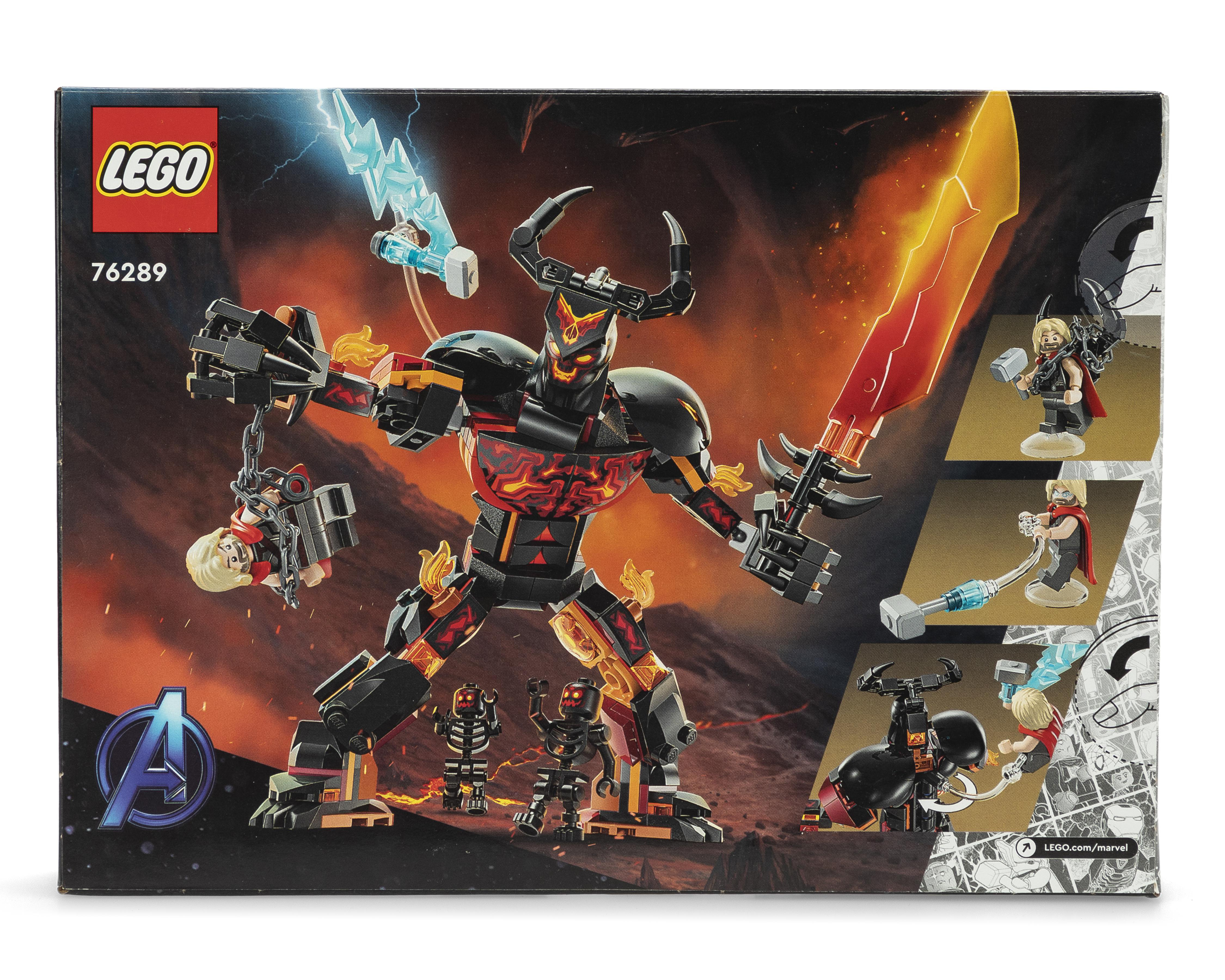 Foto 3 pulgar | LEGO Marvel: Thor vs. Figura para Construir de Surtur