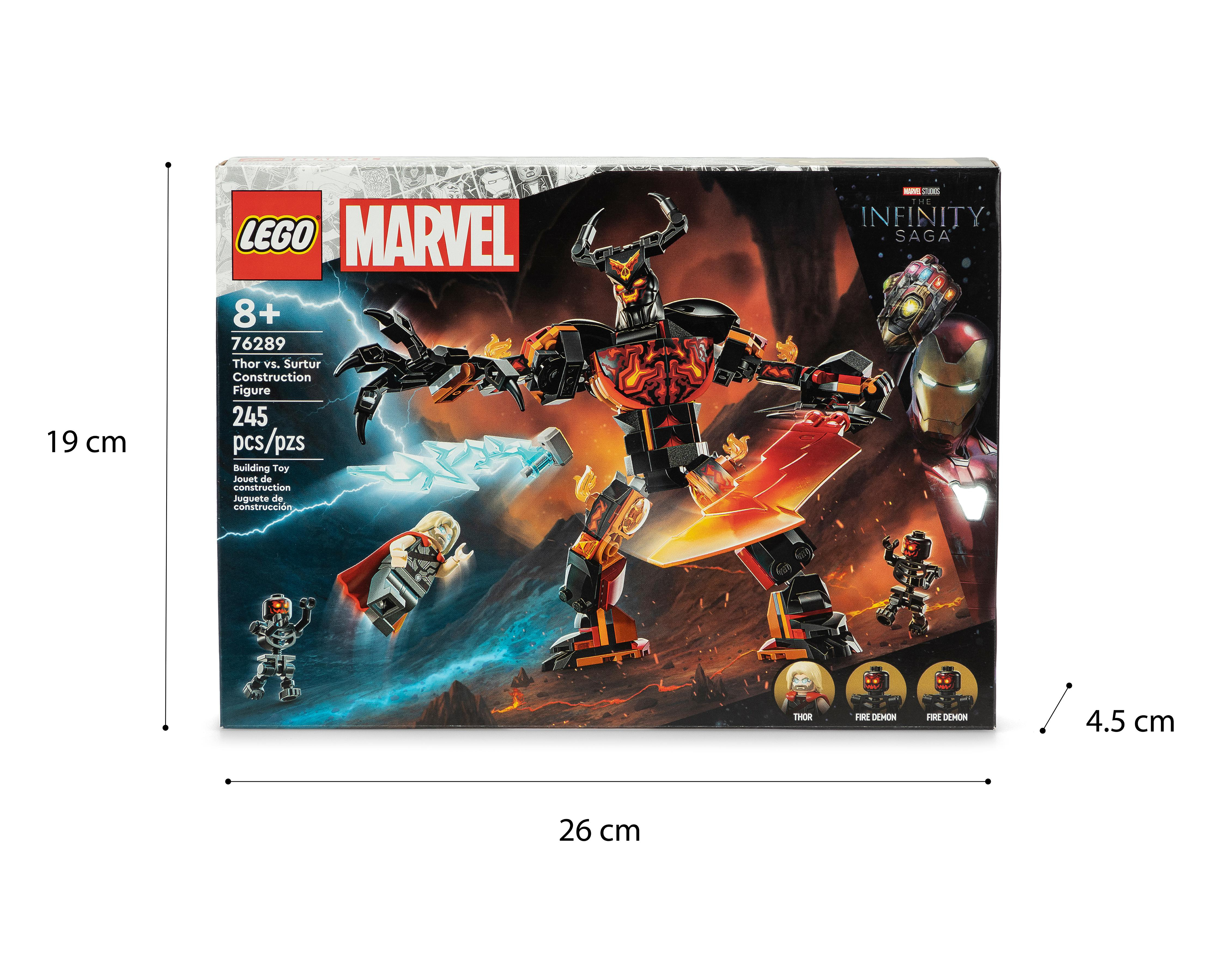 Foto 4 pulgar | LEGO Marvel: Thor vs. Figura para Construir de Surtur