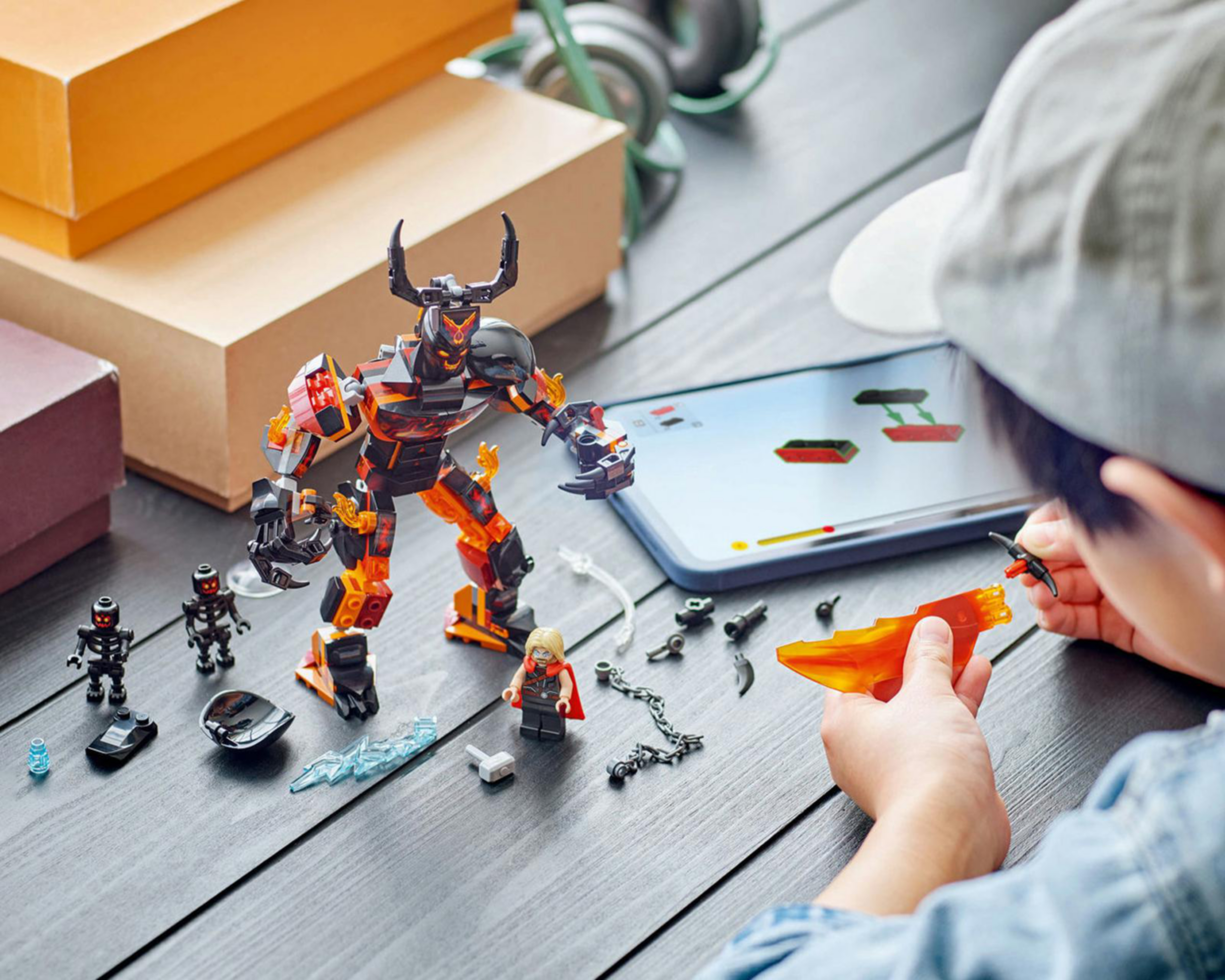 Foto 4 | LEGO Marvel: Thor vs. Figura para Construir de Surtur