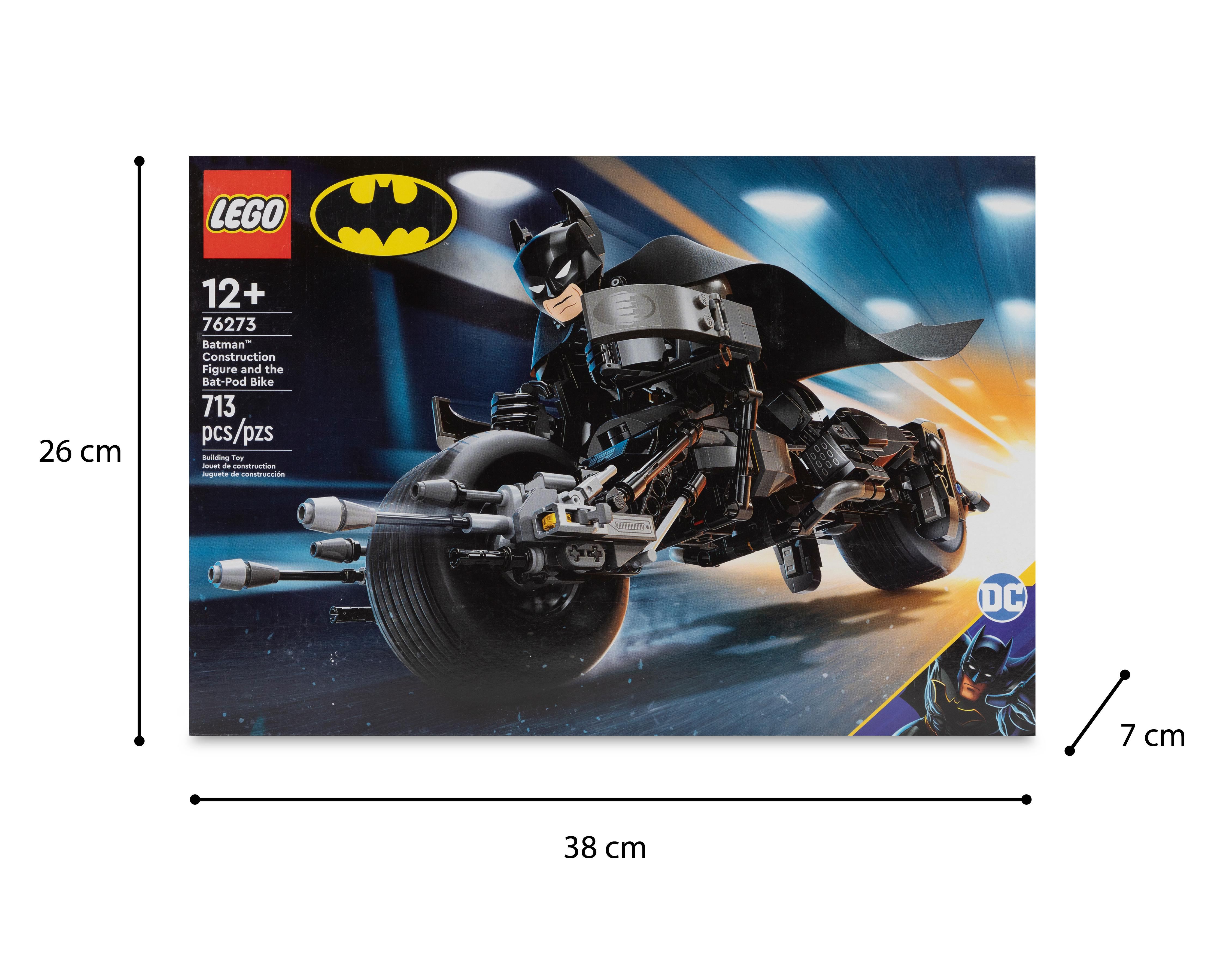 Foto 4 pulgar | Lego DC Batman: Figura para Construir: Batman y Moto Bat-Pod