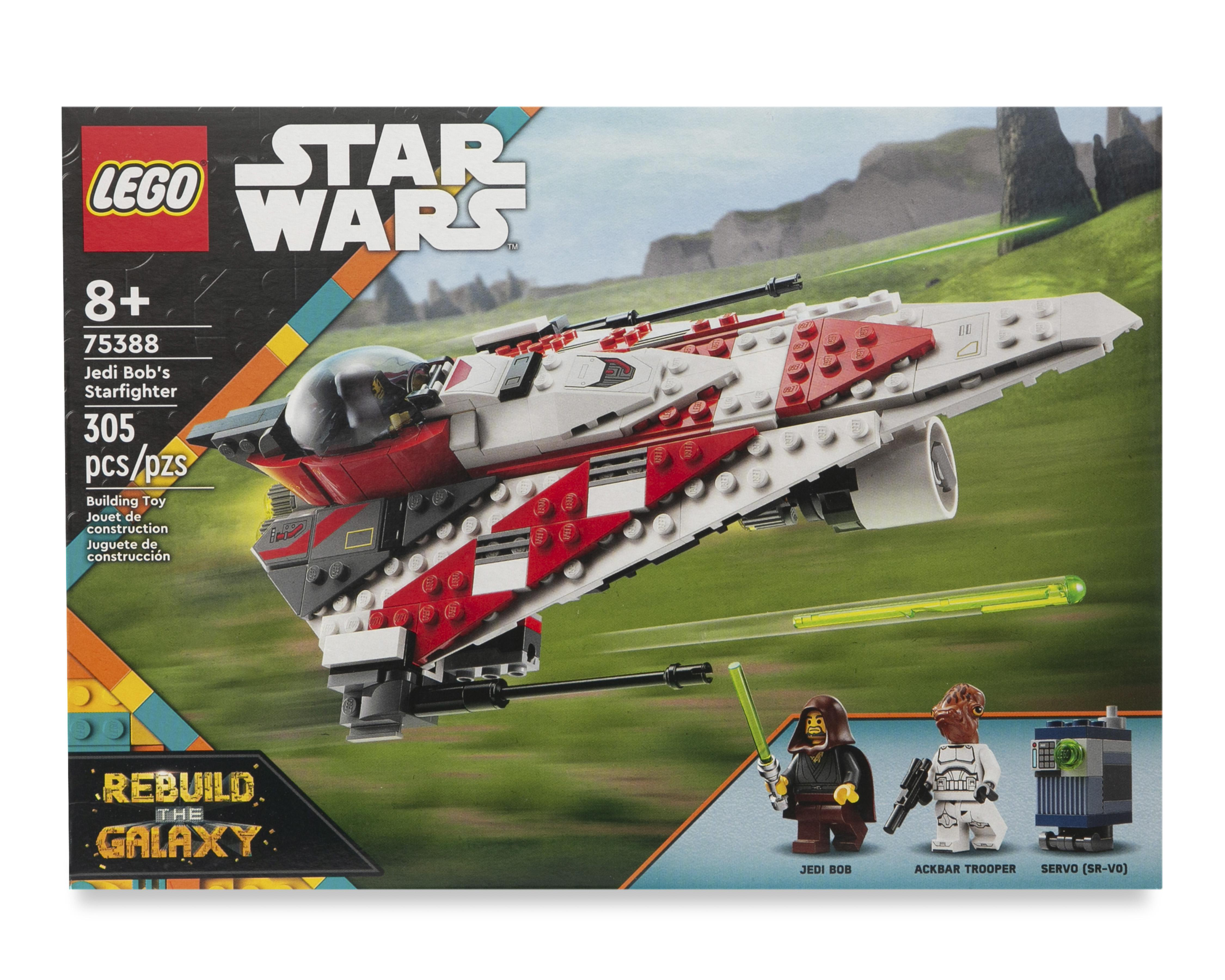 Foto 2 pulgar | LEGO Star Wars: Rebuild the Galaxy Jedi Bob's Starfighter 305 Piezas