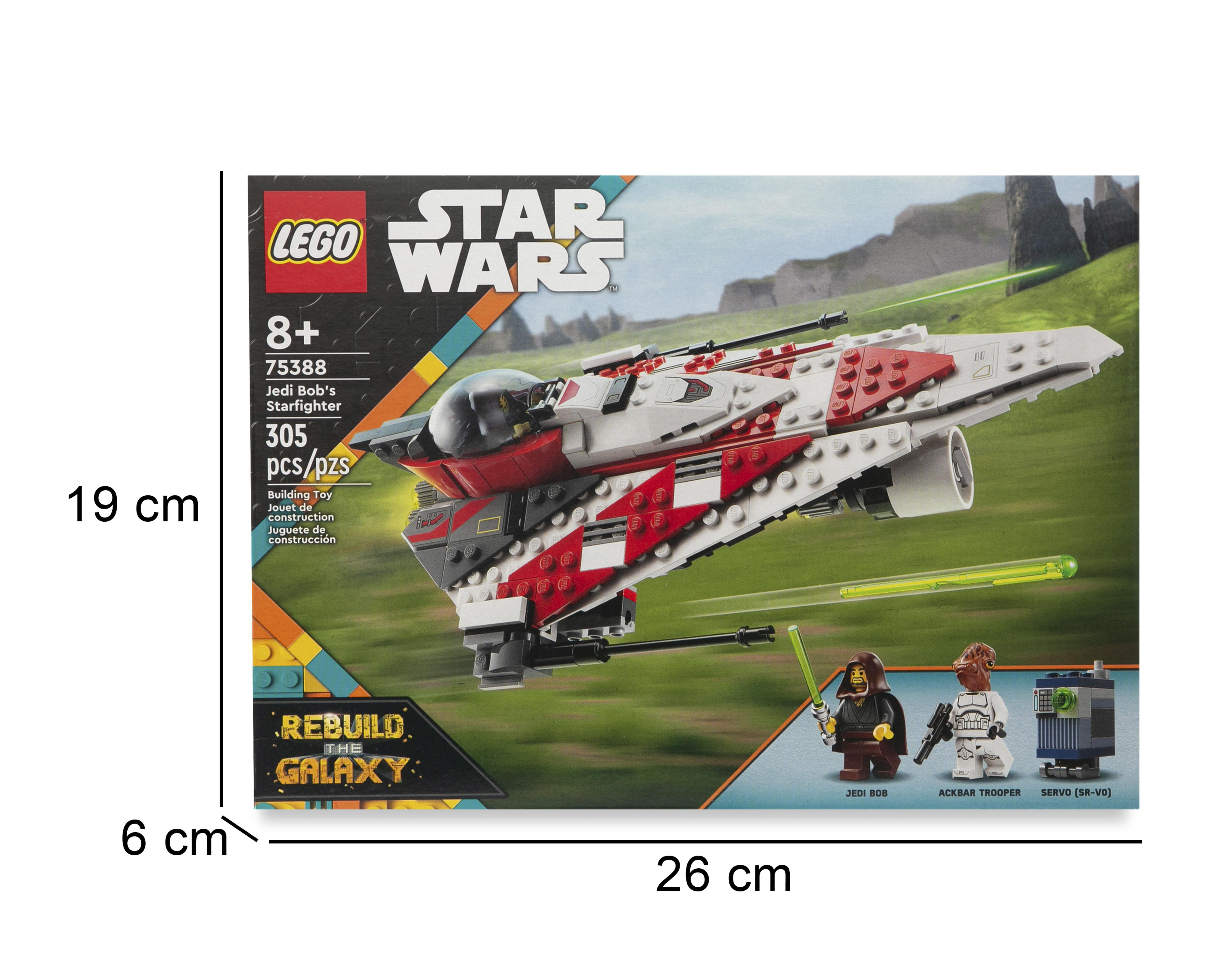 Foto 5 pulgar | LEGO Star Wars: Rebuild the Galaxy Jedi Bob's Starfighter 305 Piezas