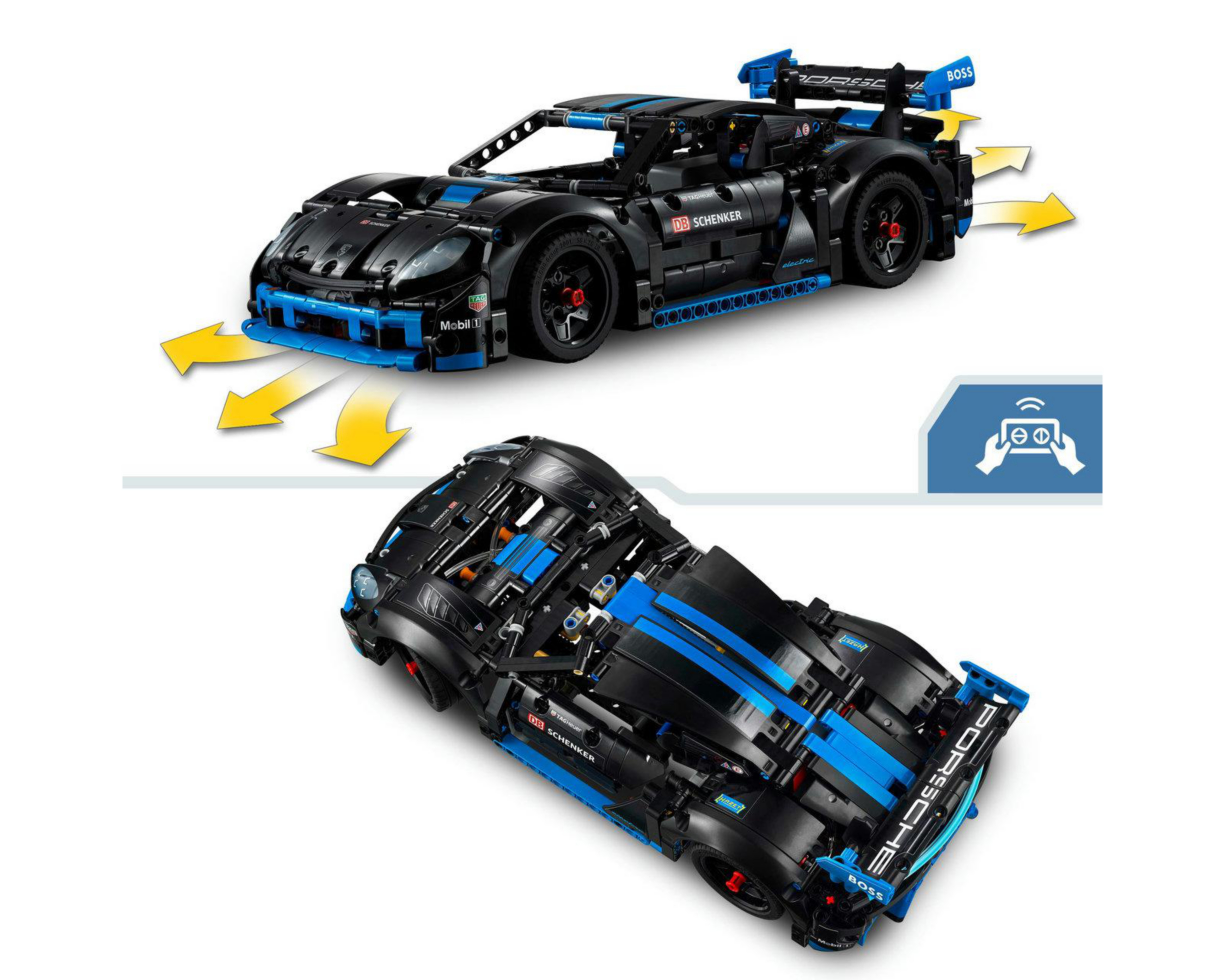 Foto 9 pulgar | LEGO Auto de Carreras Technic Porshe GT4 e-Performance