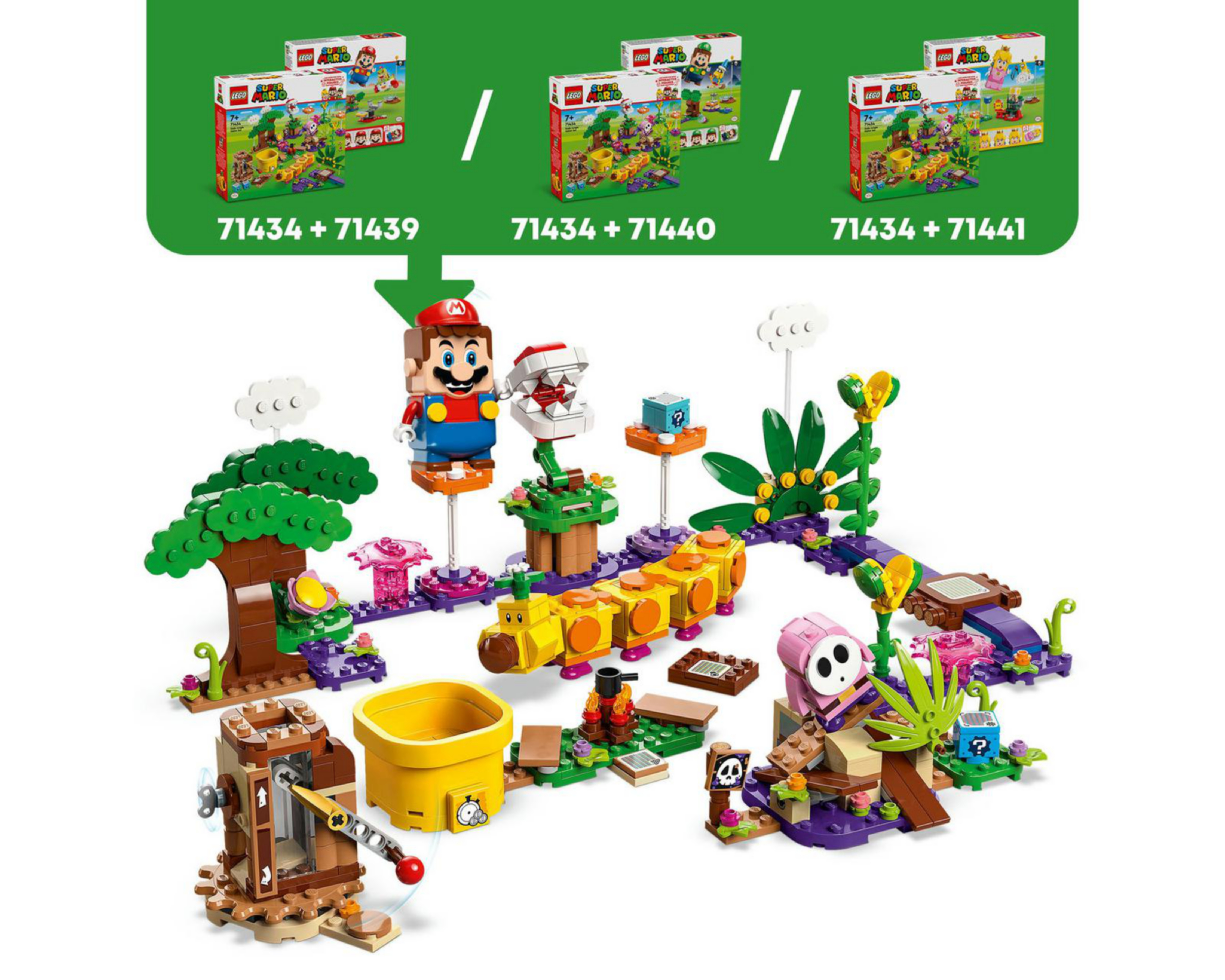Foto 7 | LEGO Super Mario: Set de la Jungla Sirope
