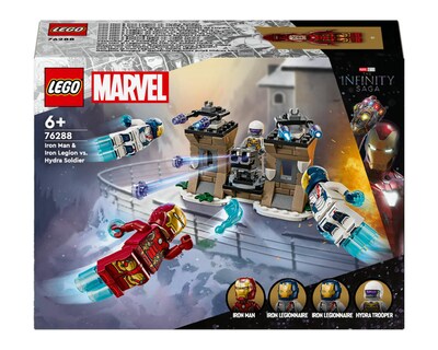 Foto 2 | LEGO Marvel: Iron Man y Legión de Hierro vs. Soldado de Hydra