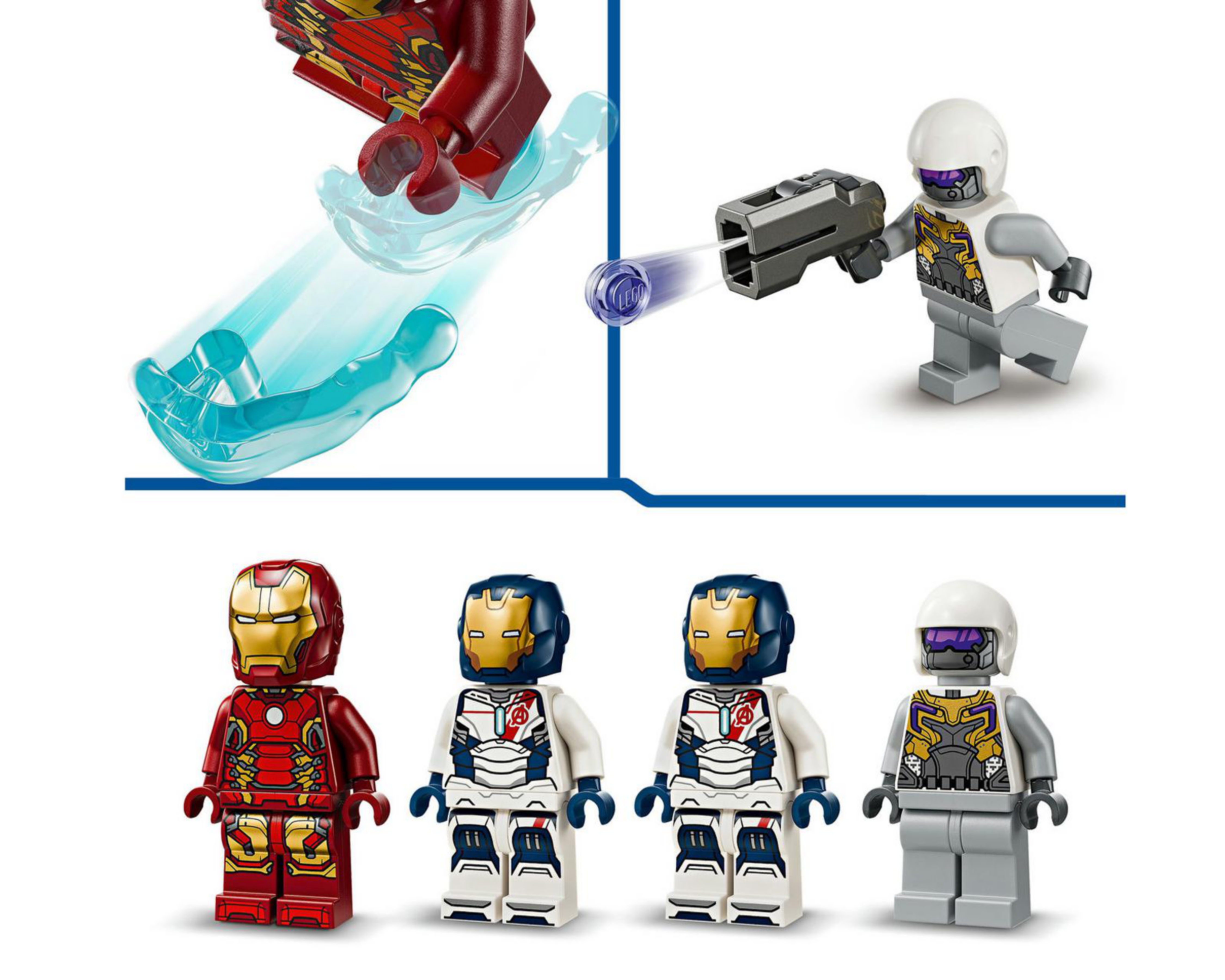 Foto 9 pulgar | LEGO Marvel: Iron Man y Legión de Hierro vs. Soldado de Hydra