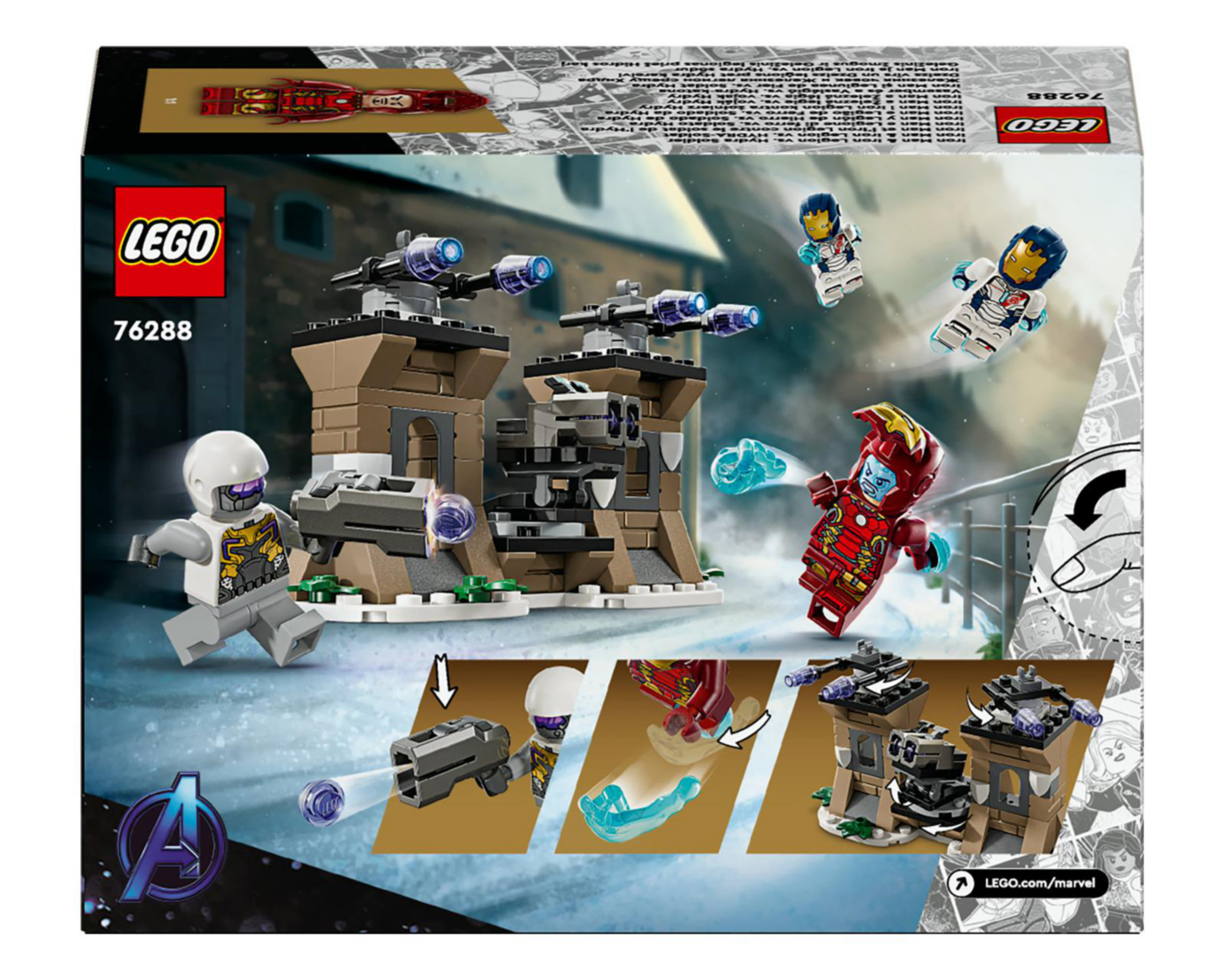 Foto 10 pulgar | LEGO Marvel: Iron Man y Legión de Hierro vs. Soldado de Hydra