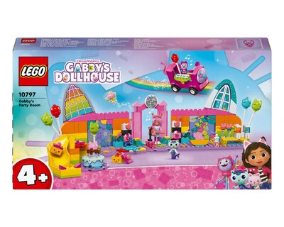 Foto 2 | LEGO Gabby's Dollhouse: Party Room 252 Piezas