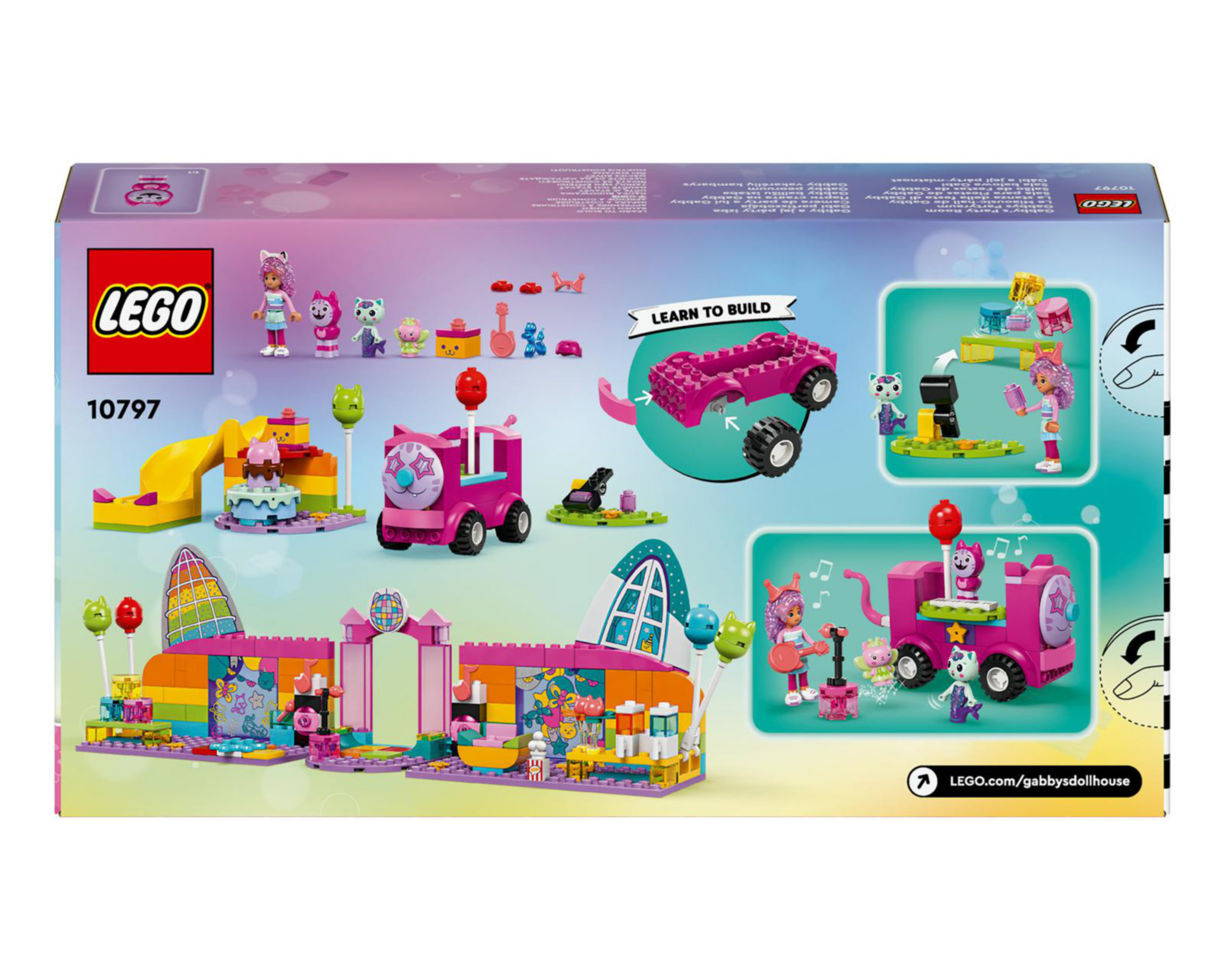 Foto 10 pulgar | LEGO Gabby's Dollhouse: Party Room 252 Piezas