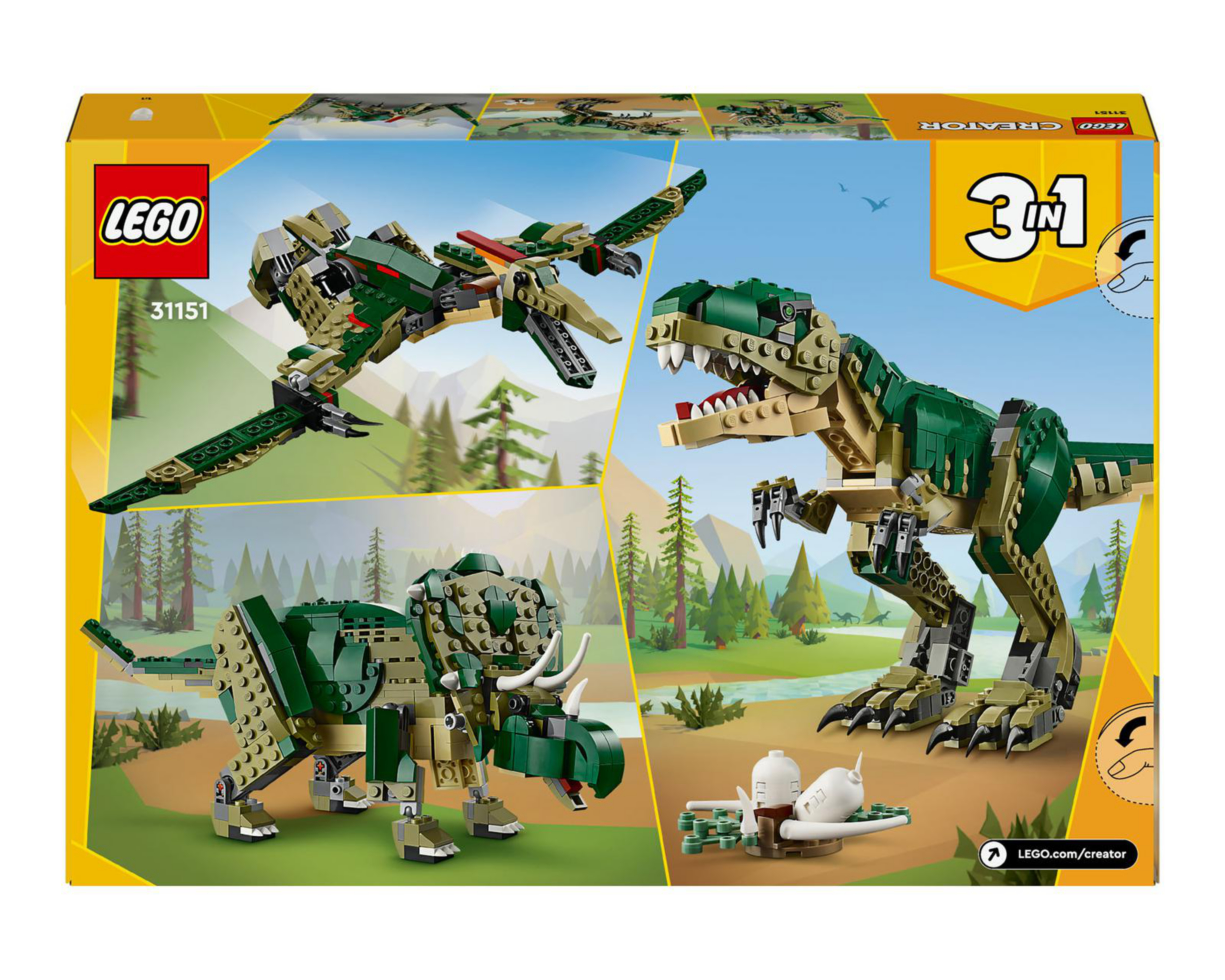 Foto 10 pulgar | LEGO Creator 3 en 1: T. Rex