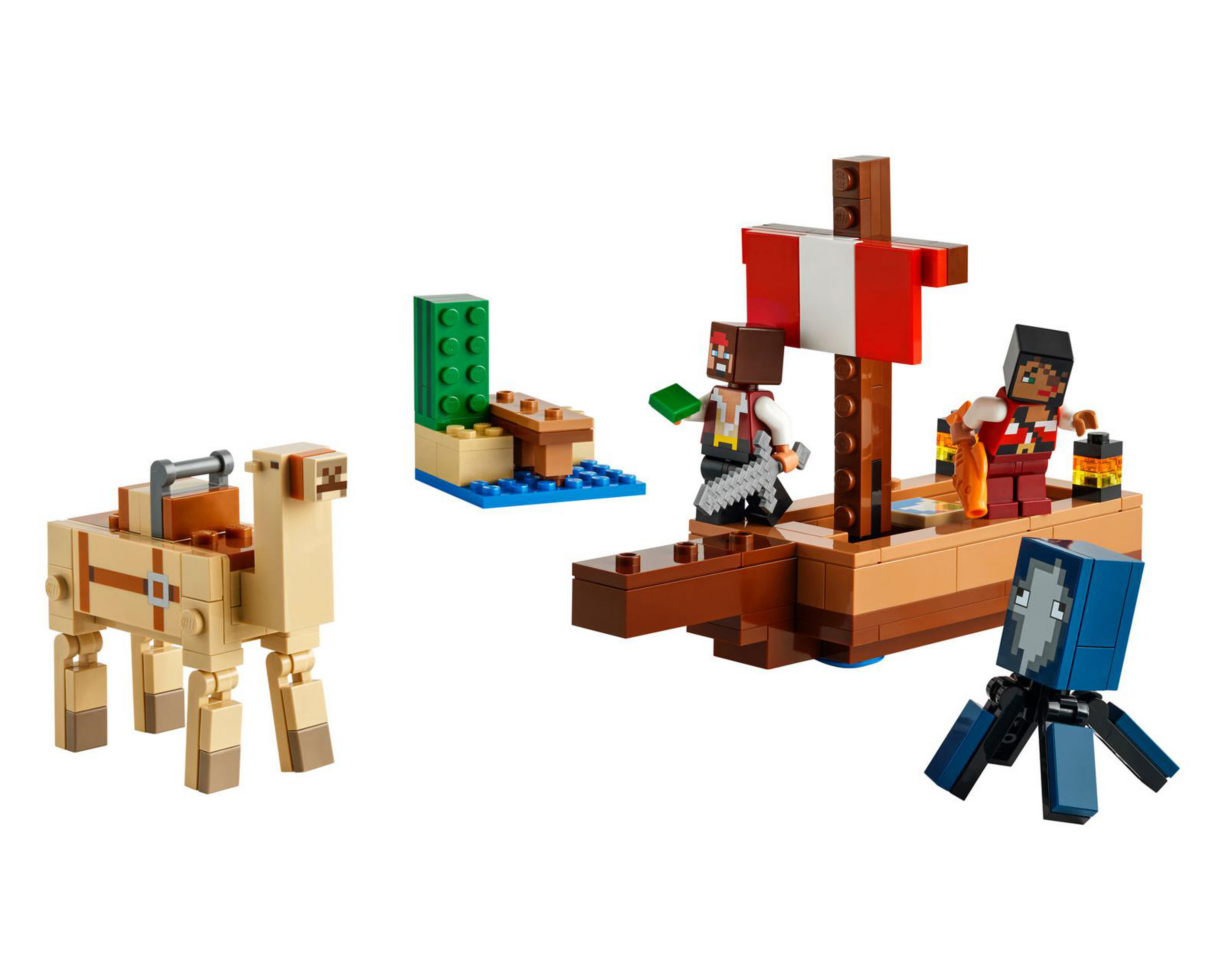 Foto 3 | LEGO Minecraft: El Viaje en el Barco Pirata