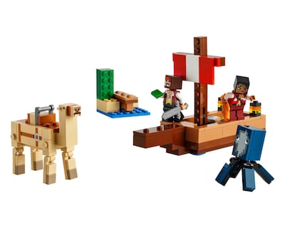 Foto 3 | LEGO Minecraft: El Viaje en el Barco Pirata