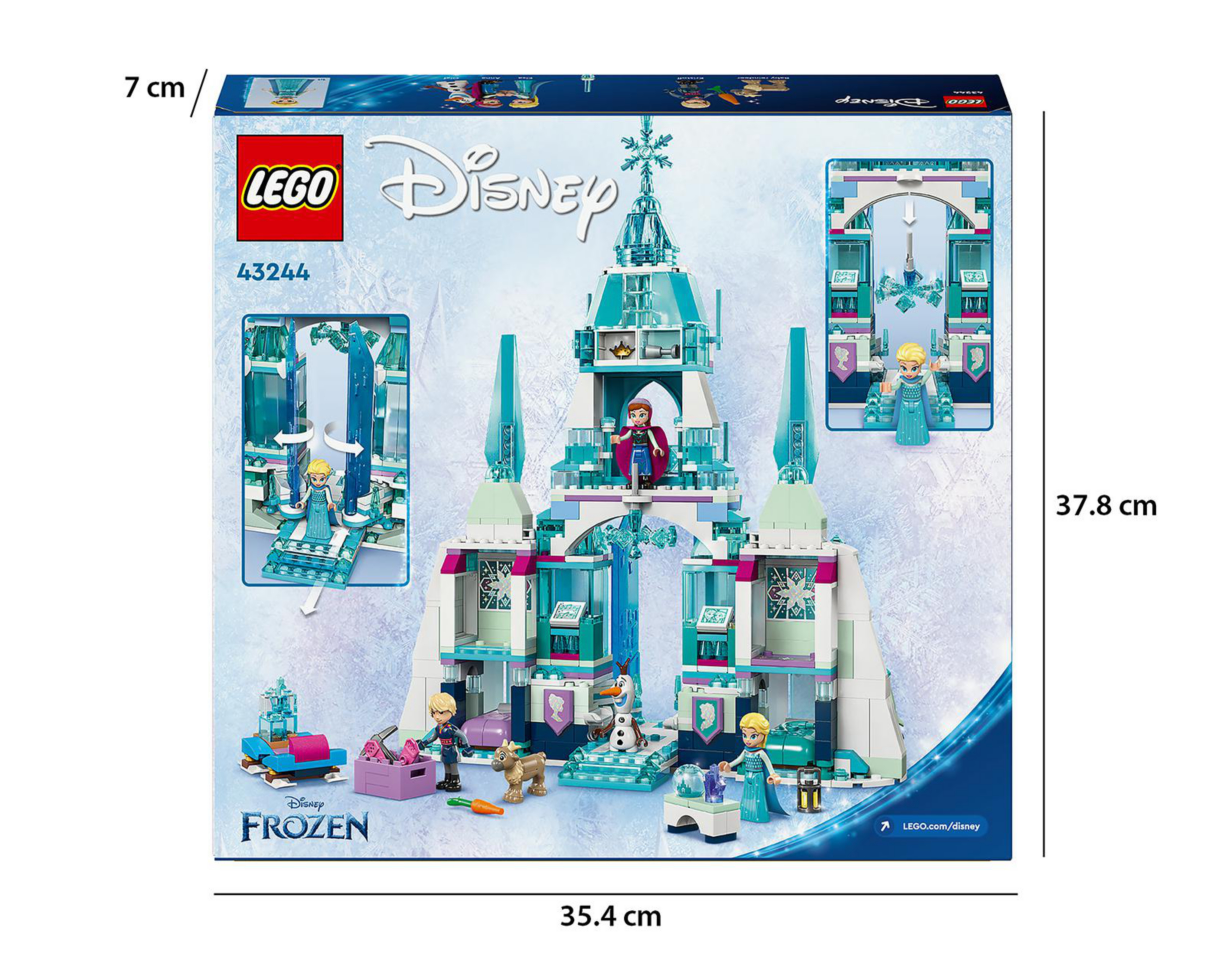 Foto 10 pulgar | LEGO Disney: Palacio de Hielo de Elsa