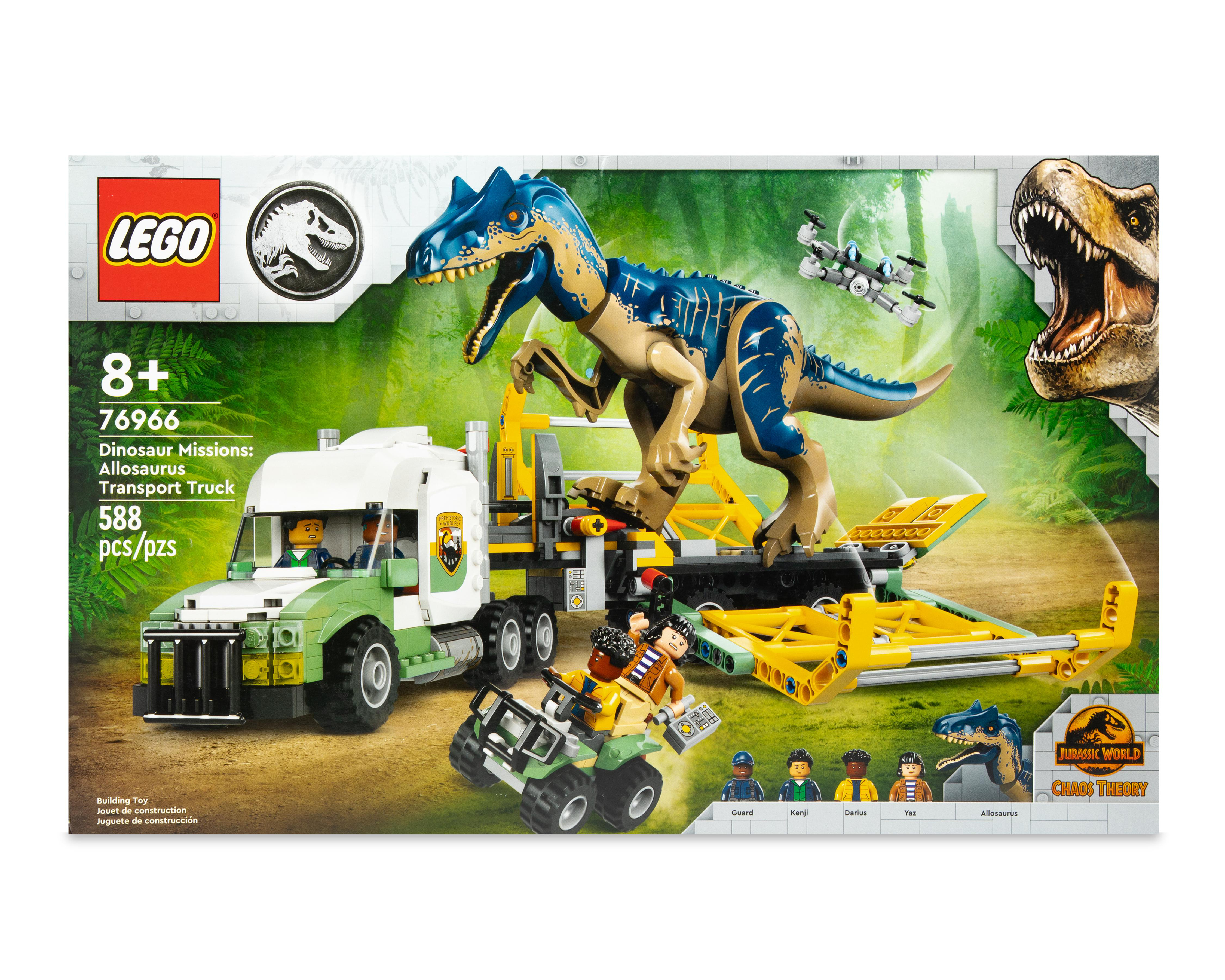 LEGO Jurassic World Misiones Dinosaurio: Camión de Transporte del Allosaurus