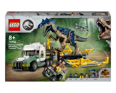 Foto 2 | LEGO Jurassic World Misiones Dinosaurio: Camión de Transporte del Allosaurus