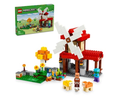 Foto 1 | LEGO Minecraft La Granja del Molino