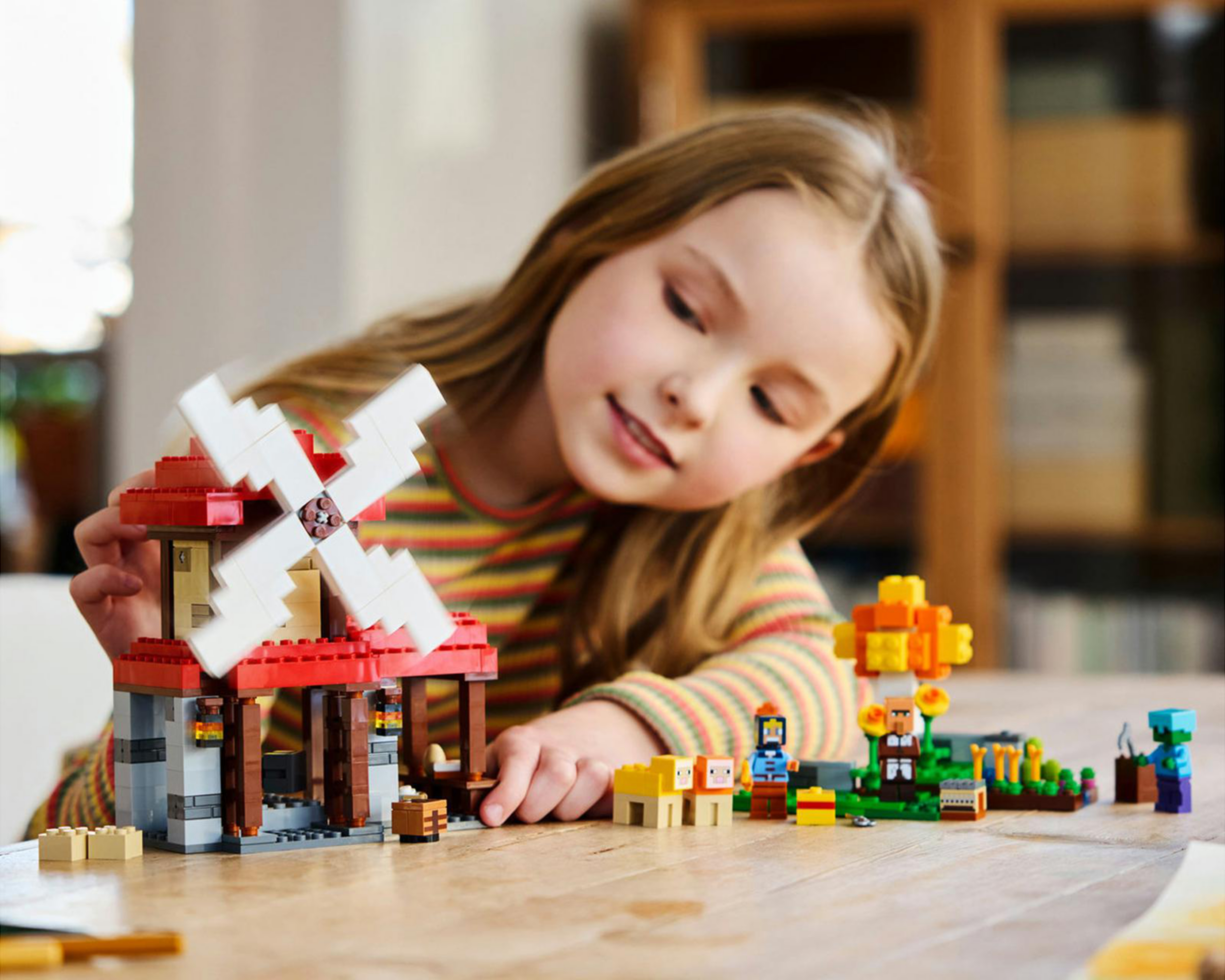 Foto 6 pulgar | LEGO Minecraft La Granja del Molino
