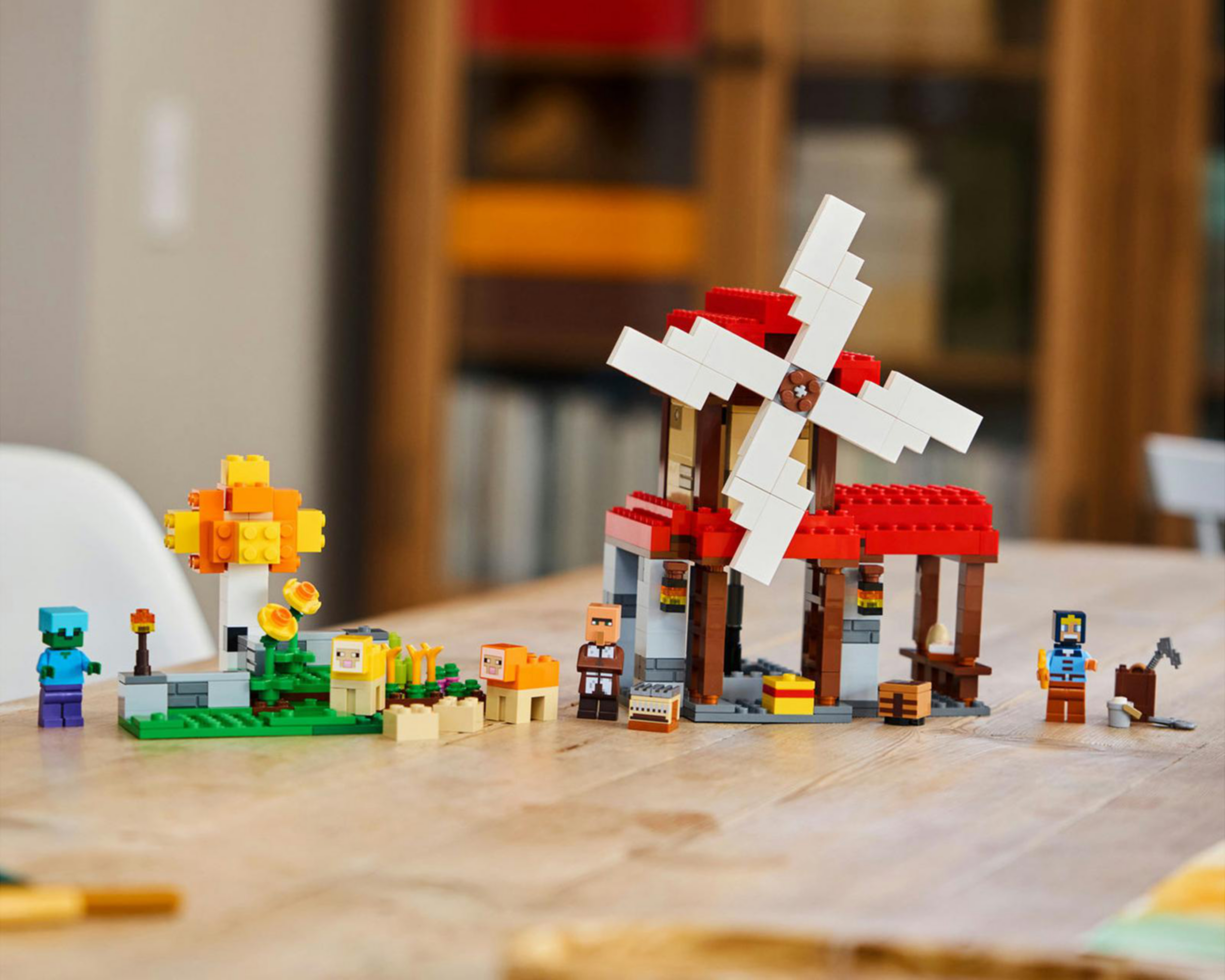 Foto 7 pulgar | LEGO Minecraft La Granja del Molino