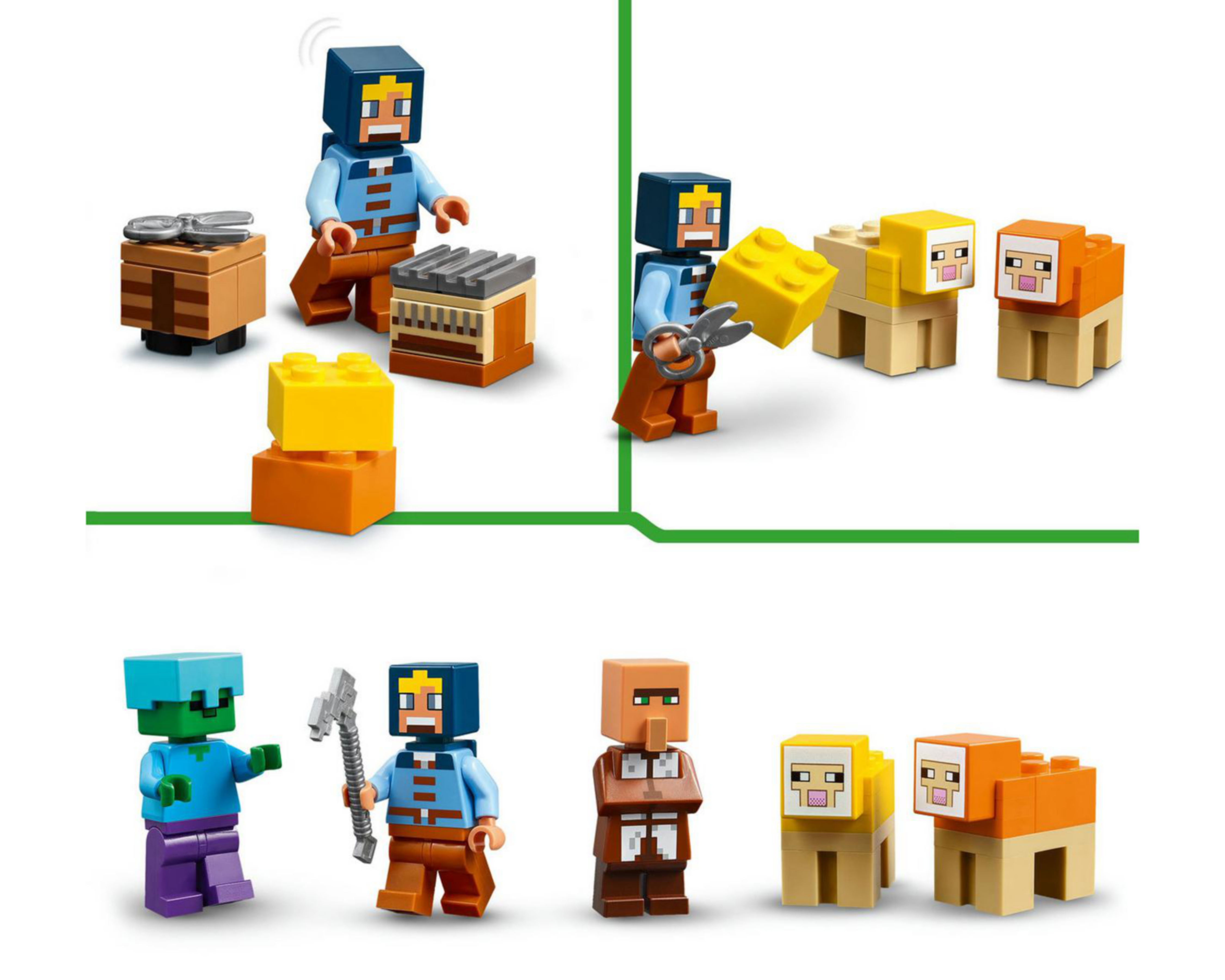 Foto 9 pulgar | LEGO Minecraft La Granja del Molino