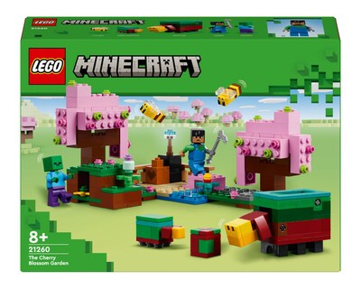 Foto 2 | LEGO Minecraft El Jardín de Cerezo en Flor